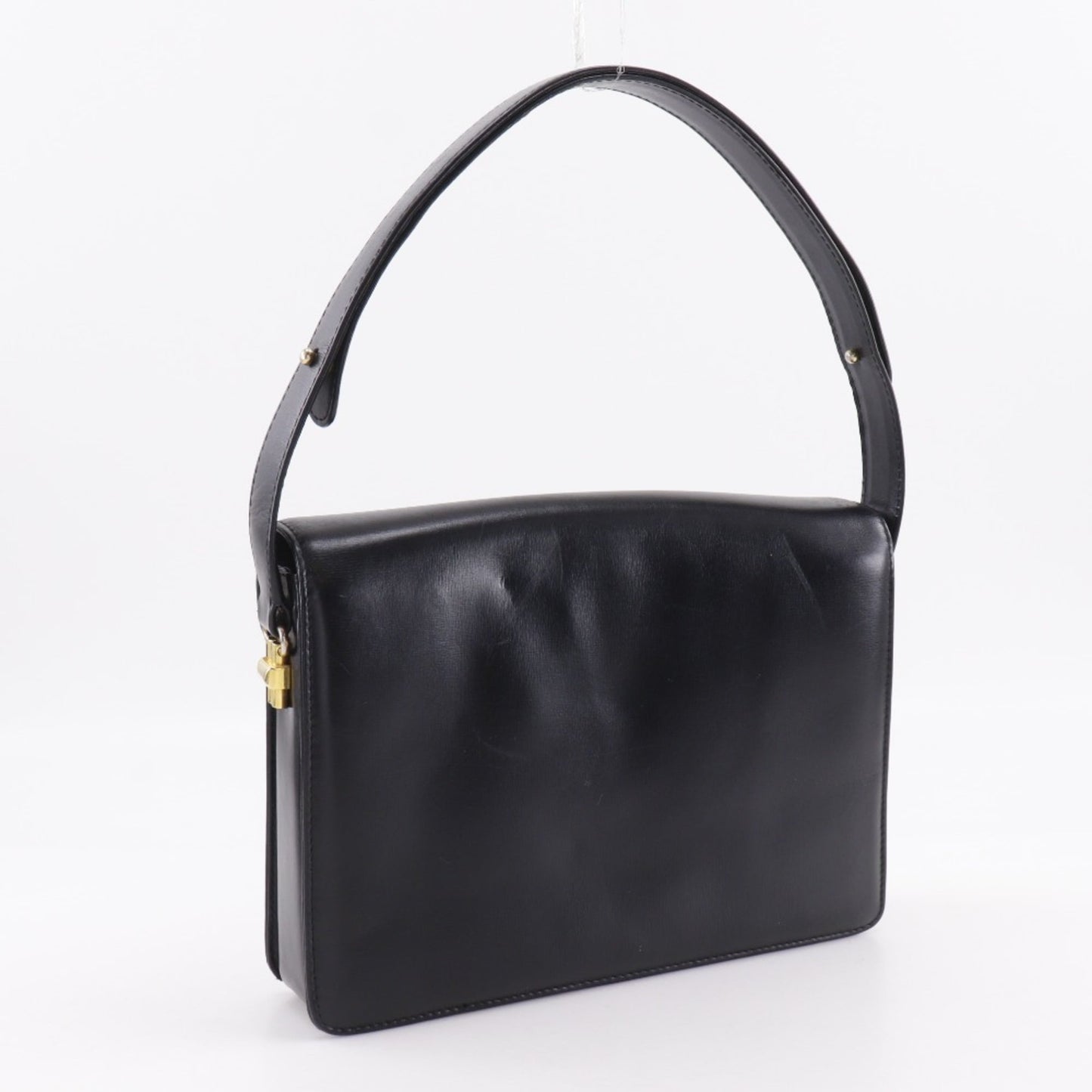 Gucci Black Leather Shoulder Bag ( )