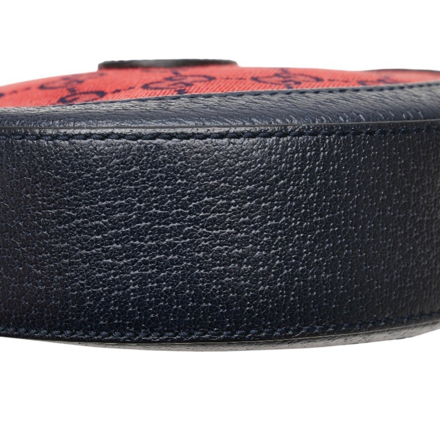 Gucci Gg Canvas Black Red Color Gg Canvas Shoulder Bag ( )