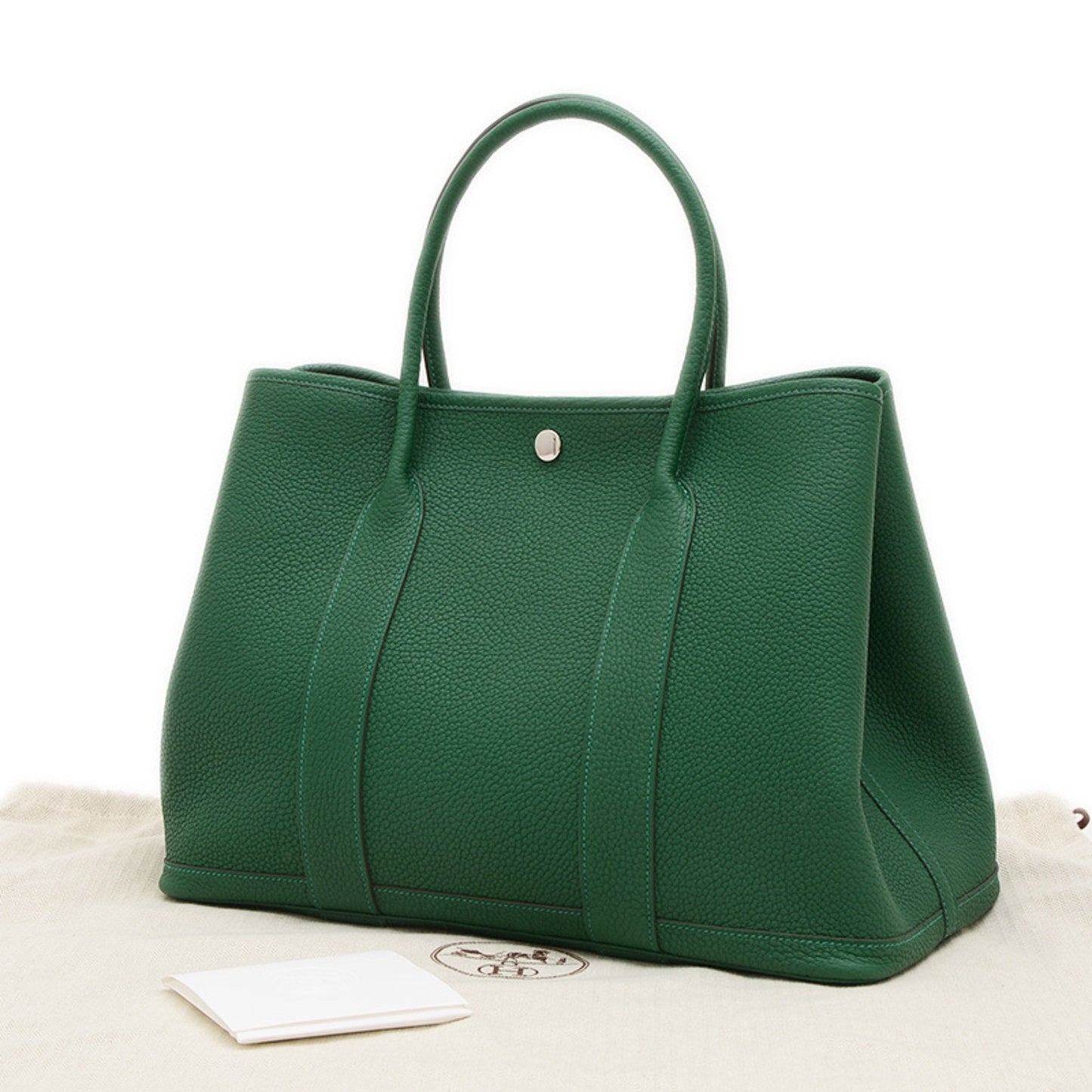 Hermes Green Negonda Leather Tote Bag ( )