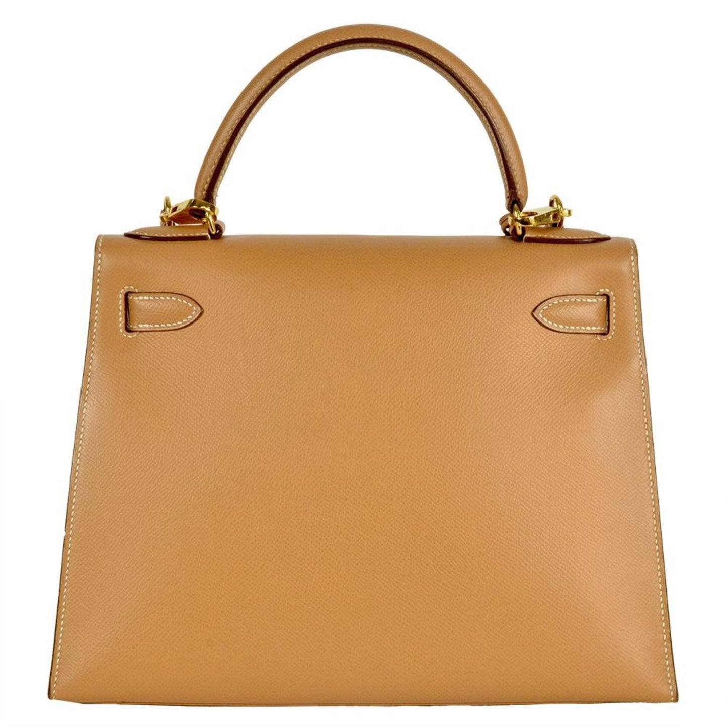 Hermes Kelly Natural Courchevel Leather Handbag ( )