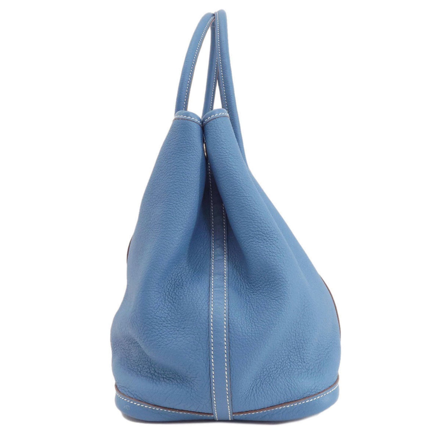 Hermes Garden Blue Negonda Leather Tote Bag ( )