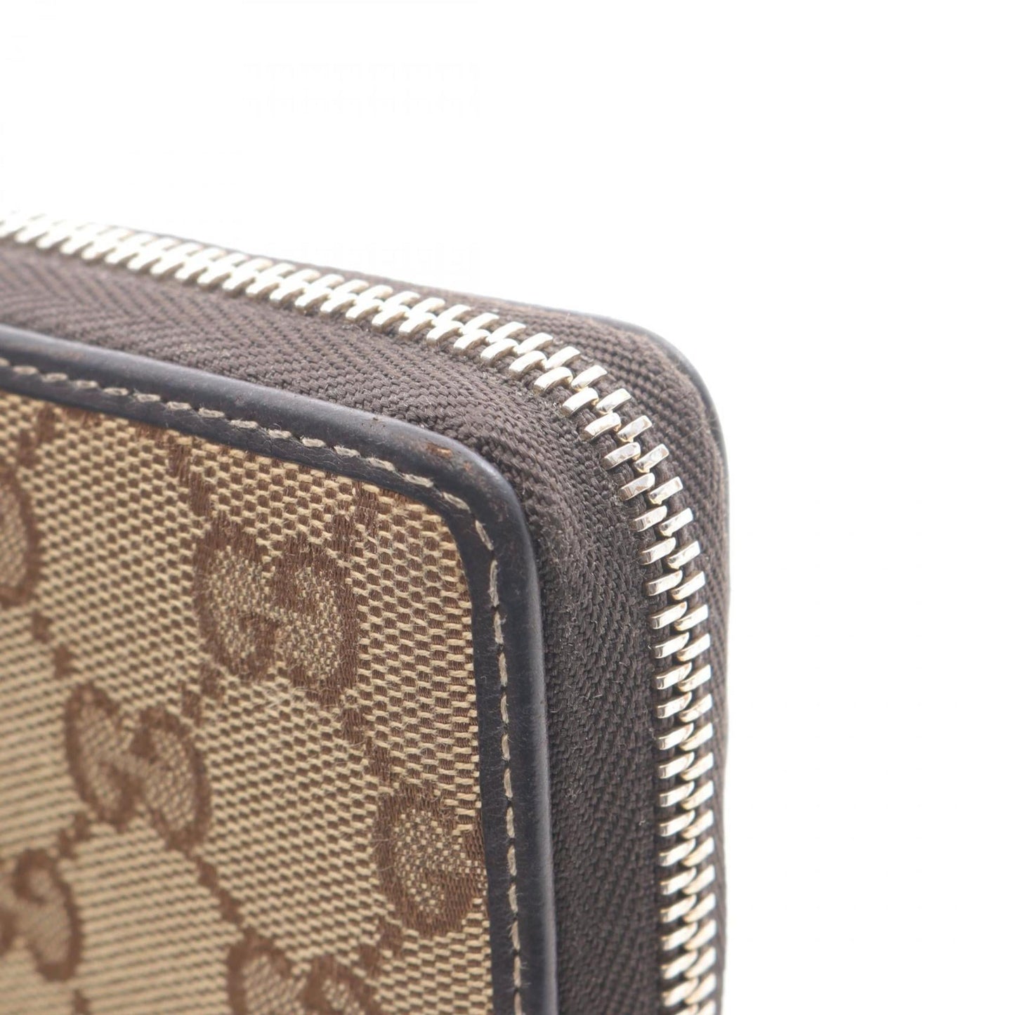 Gucci Beige Multi-Color Canvas Leather Long Wallet (Bi-Fold) ( )