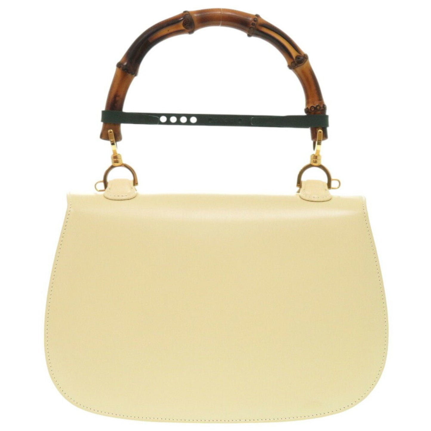 Gucci White Leather Handbag ( )