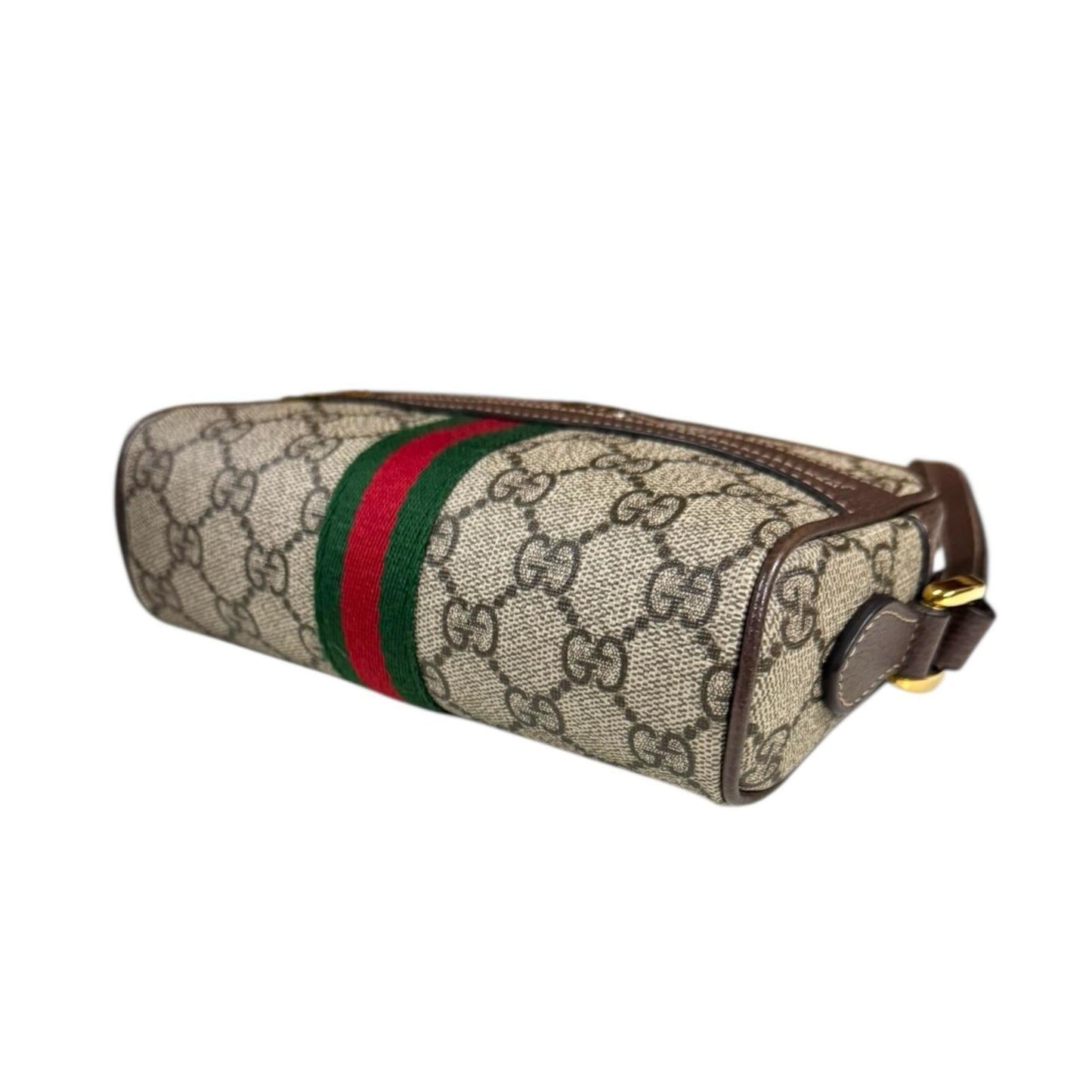 Gucci Brown Gg Supreme Canvas Shoulder Bag ( )
