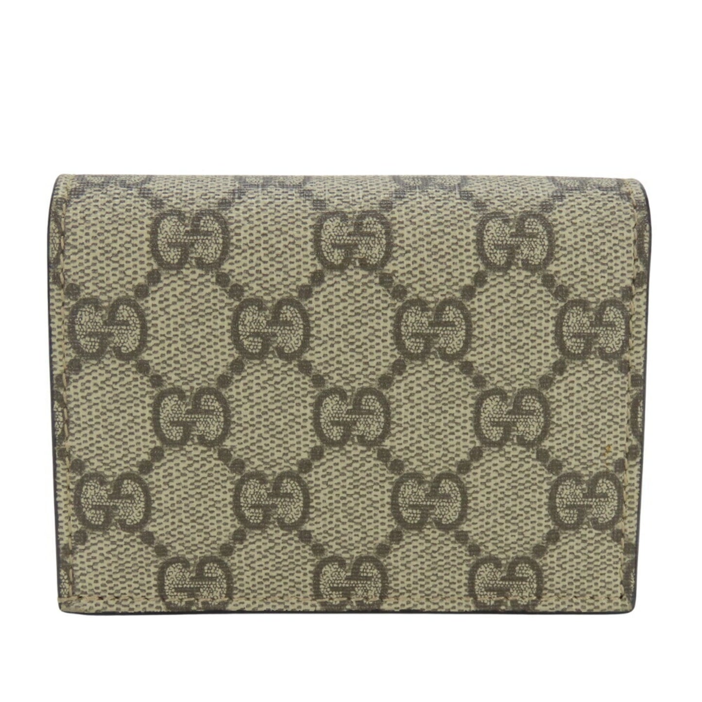 Gucci Beige Pink Red Color Gg Supreme Wallet (Bi-Fold) ( )