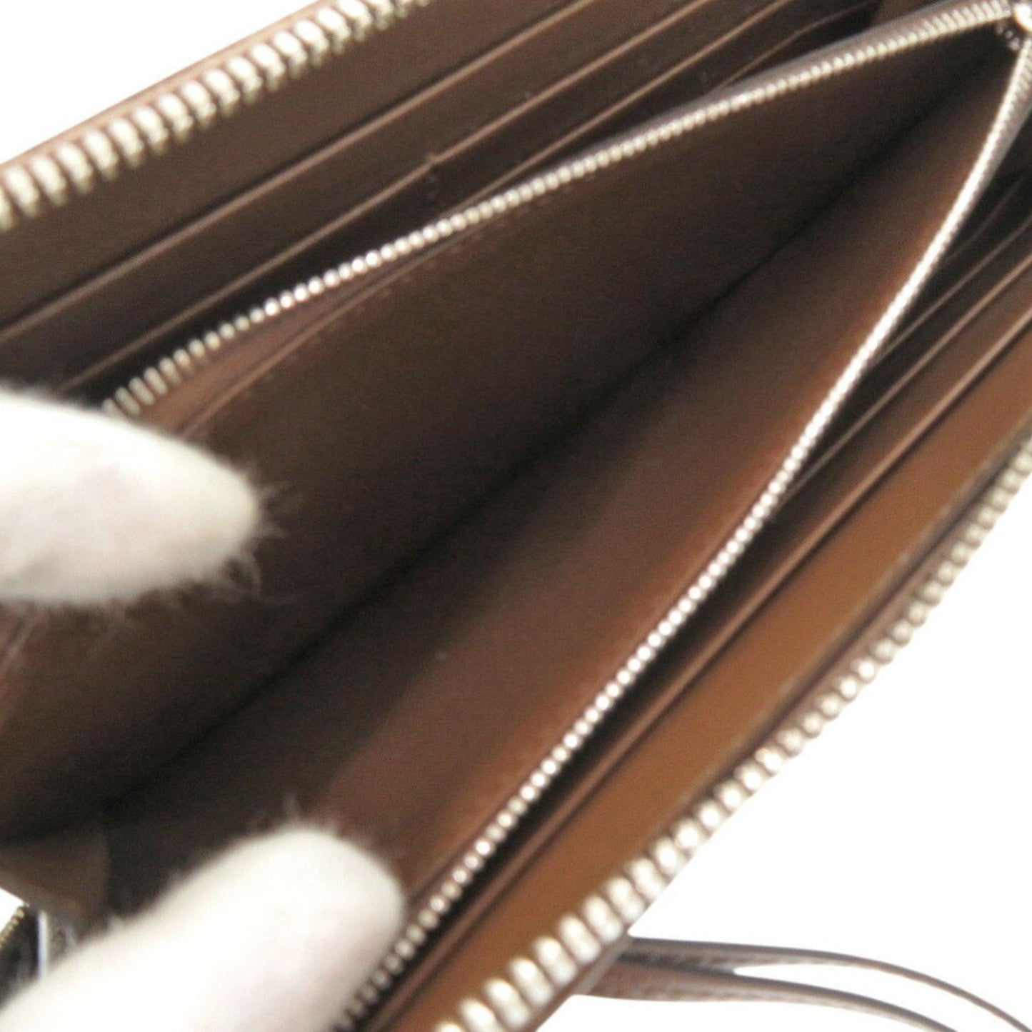 Gucci Beige Brown Gg Canvas Long Wallet (Bi-Fold) ( )