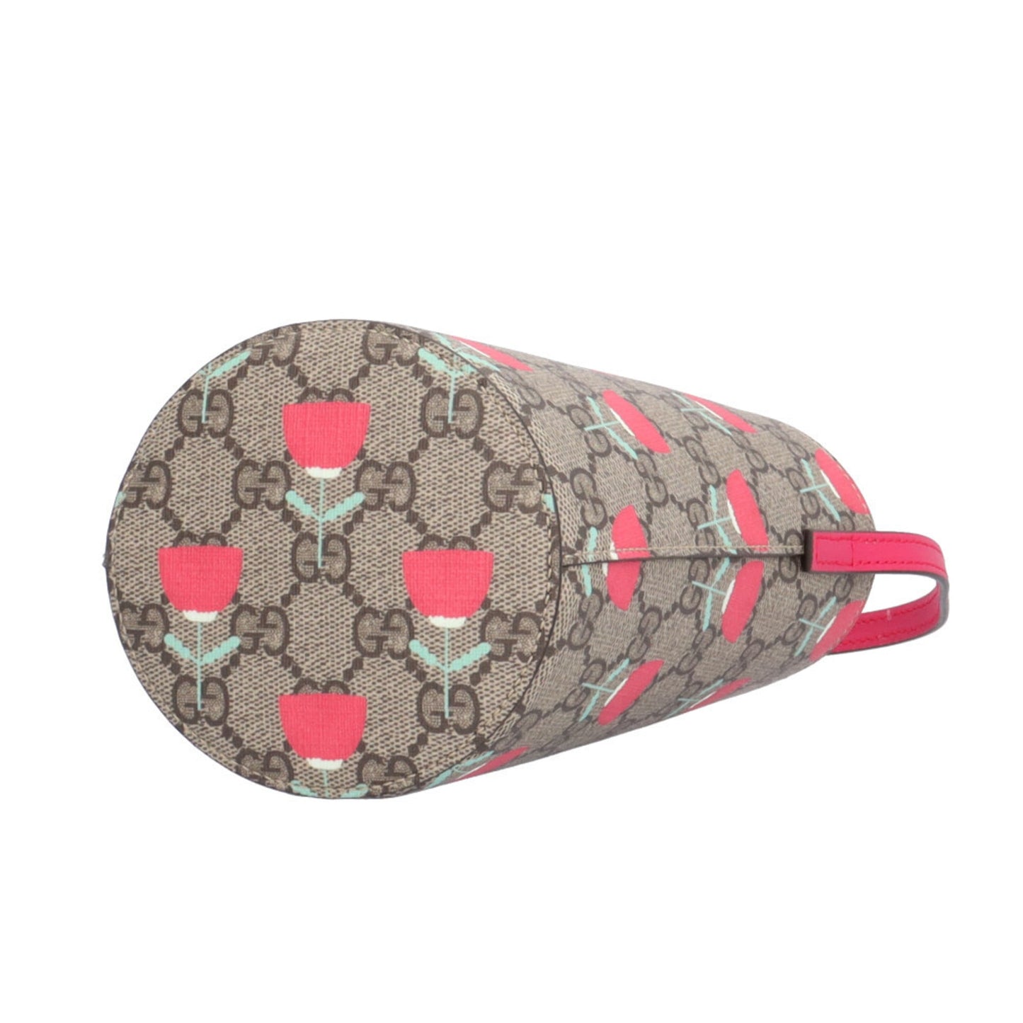 Gucci Beige Pink Gg Supreme Canvas Handbag ( )