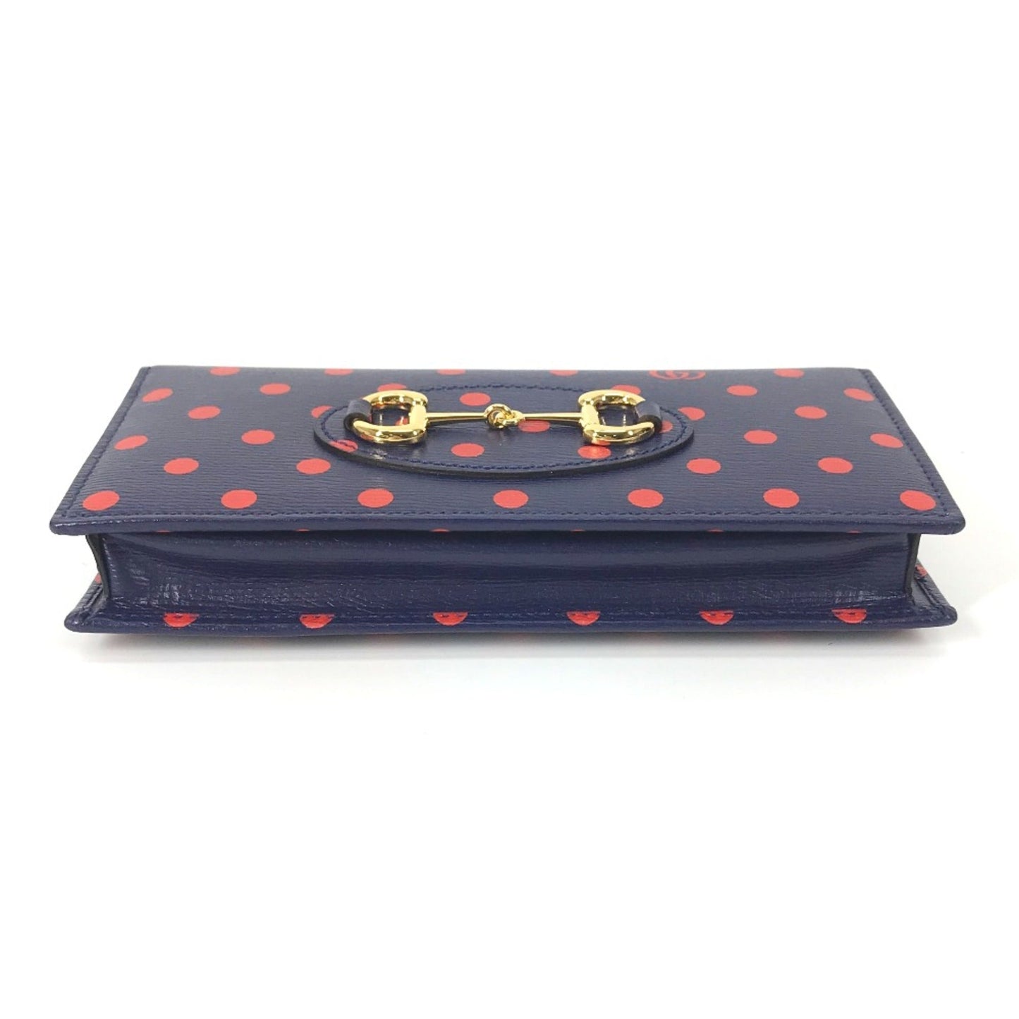 Gucci Navy Leather Long Wallet (Bi-Fold) ( )