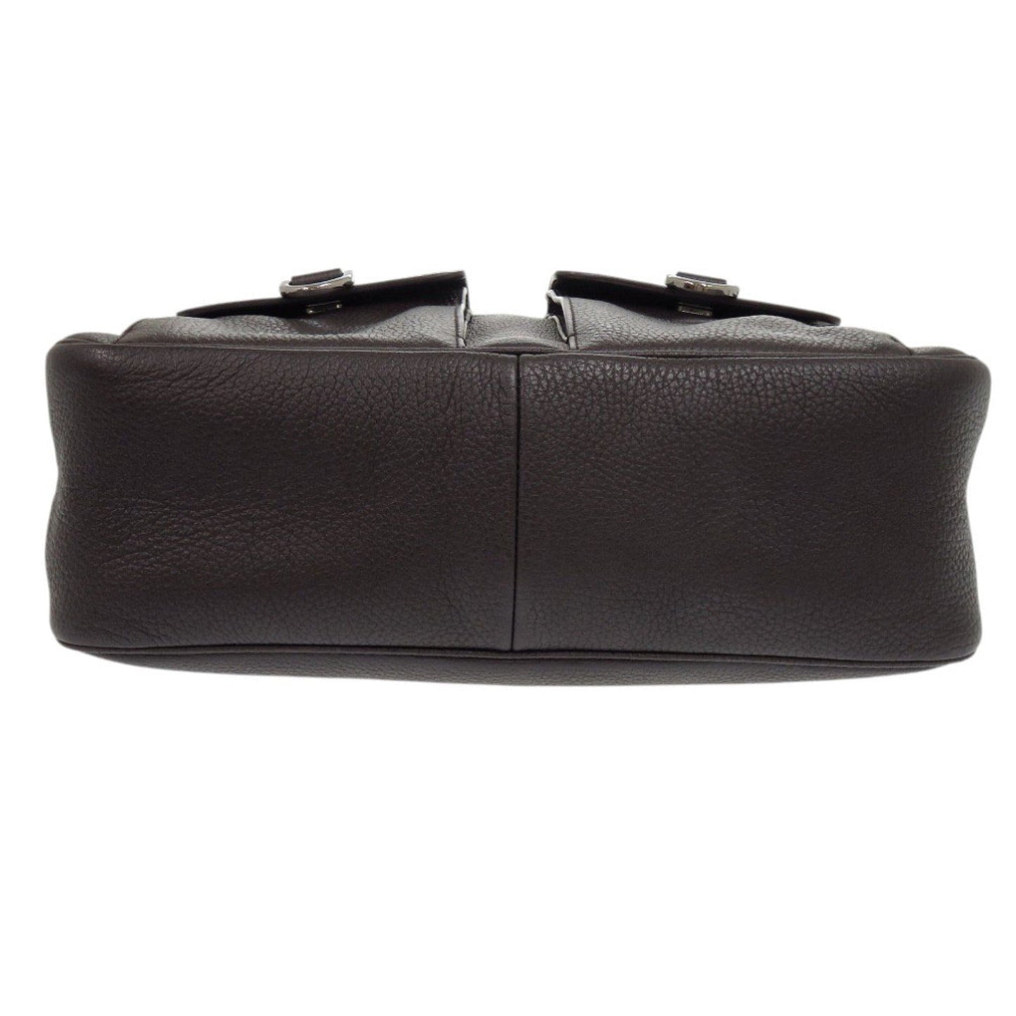 Gucci Dark Brown Leather Handbag Shoulder Bag ( )