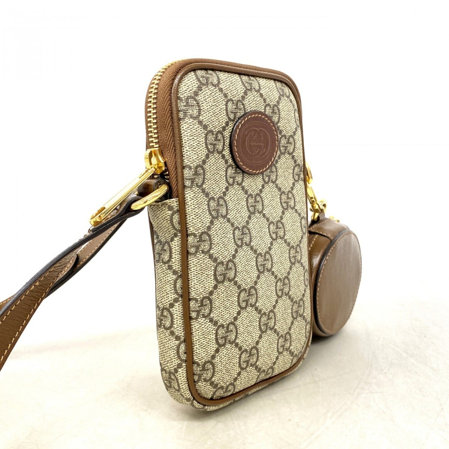 Gucci Brown Pvc Shoulder Bag ( )