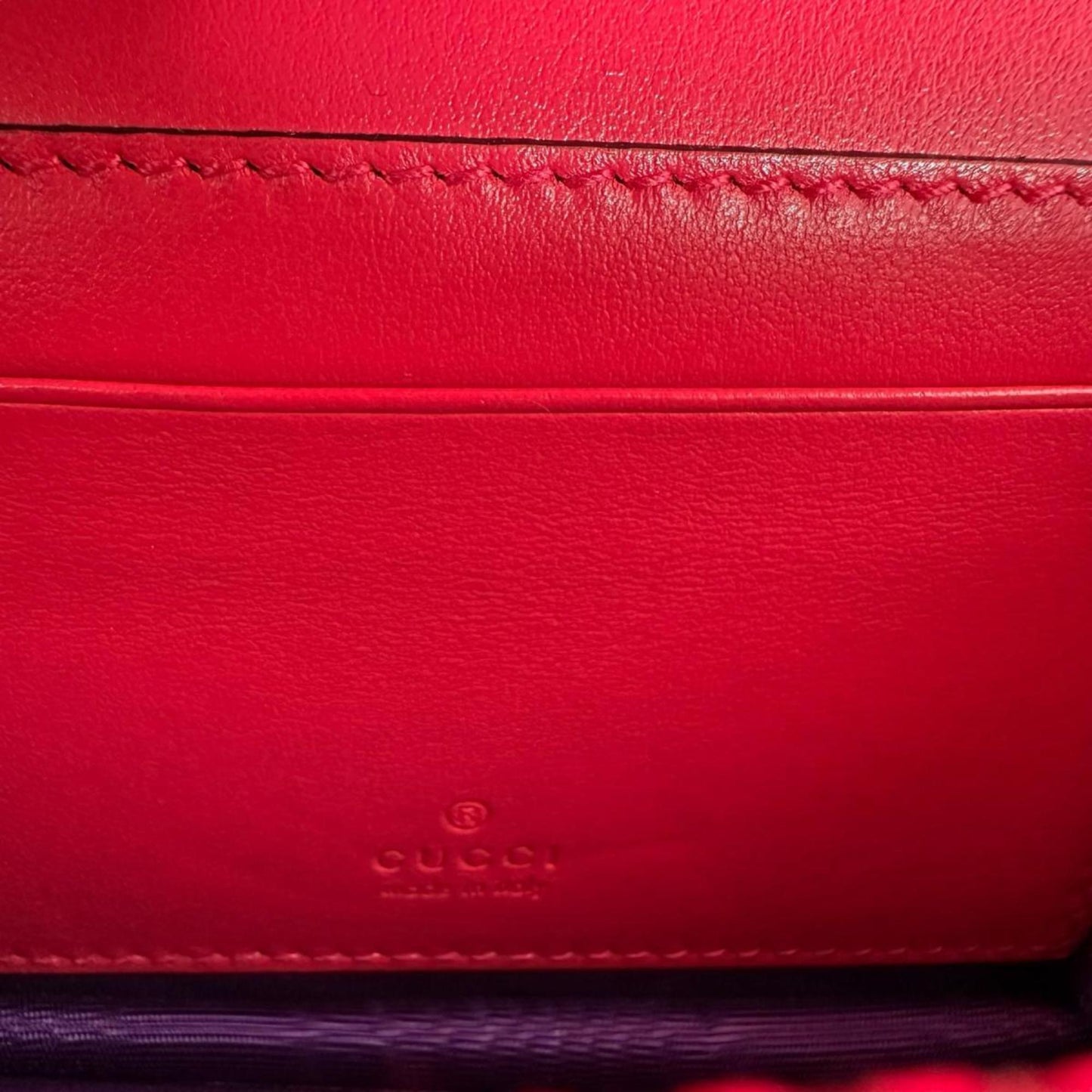 Gucci Pink Nylon Leather Handbag ( )