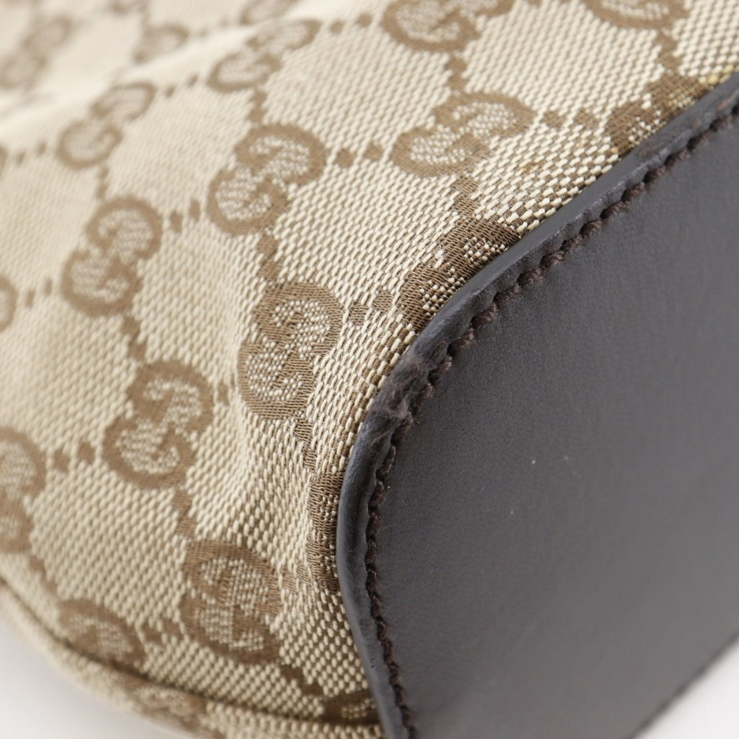 Gucci Brown Gg Canvas Shoulder Bag ( )