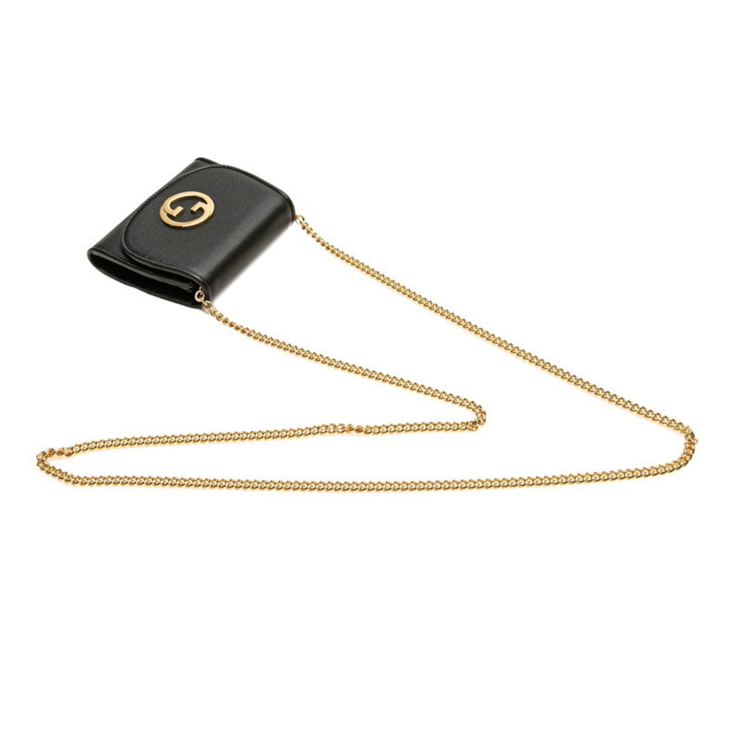 Gucci Black Chain/Shoulder Wallet ( )