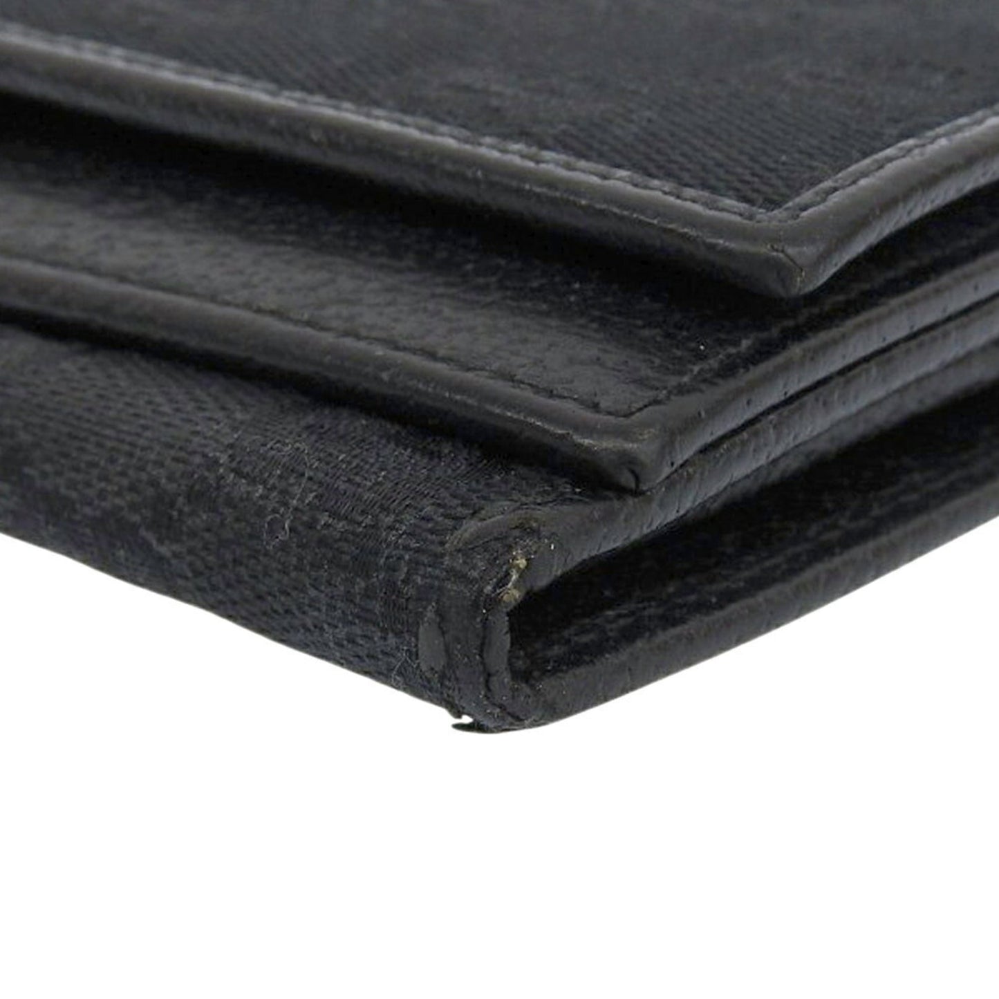 Gucci Black Gg Canvas Long Wallet (Bi-Fold) ( )