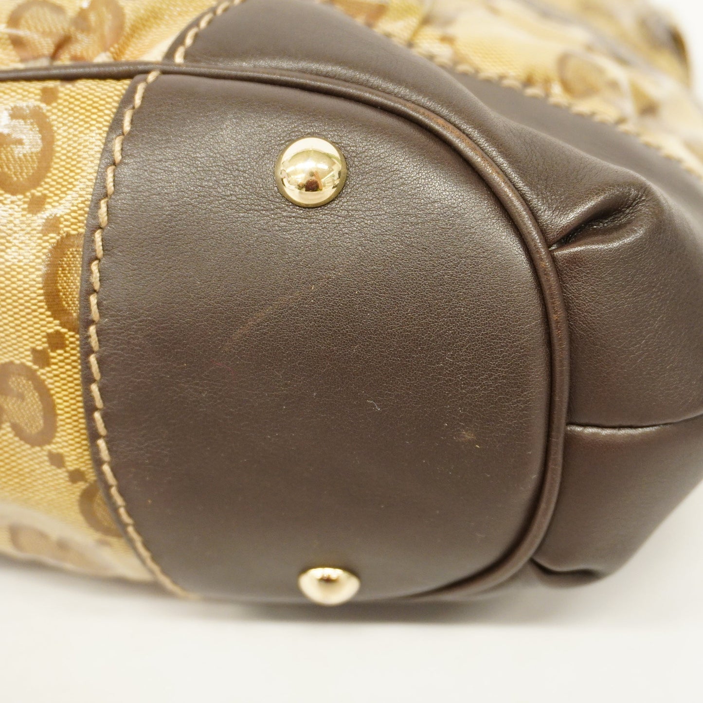 GUCCI Auth  GG Crystal Shoulder Bag 223965 Women's Coated Canvas,Leather