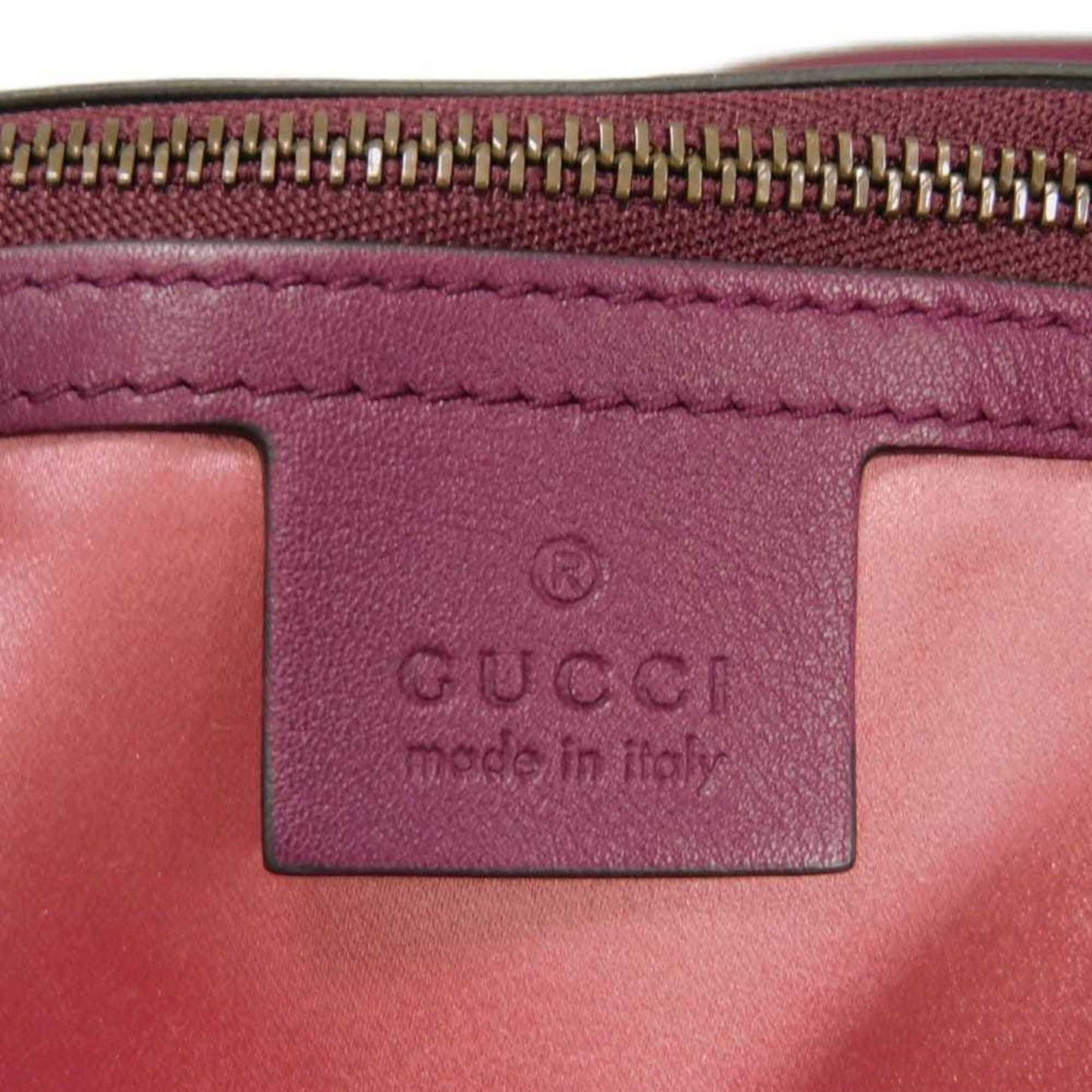 Gucci Purple Velvet Shoulder Bag ( )