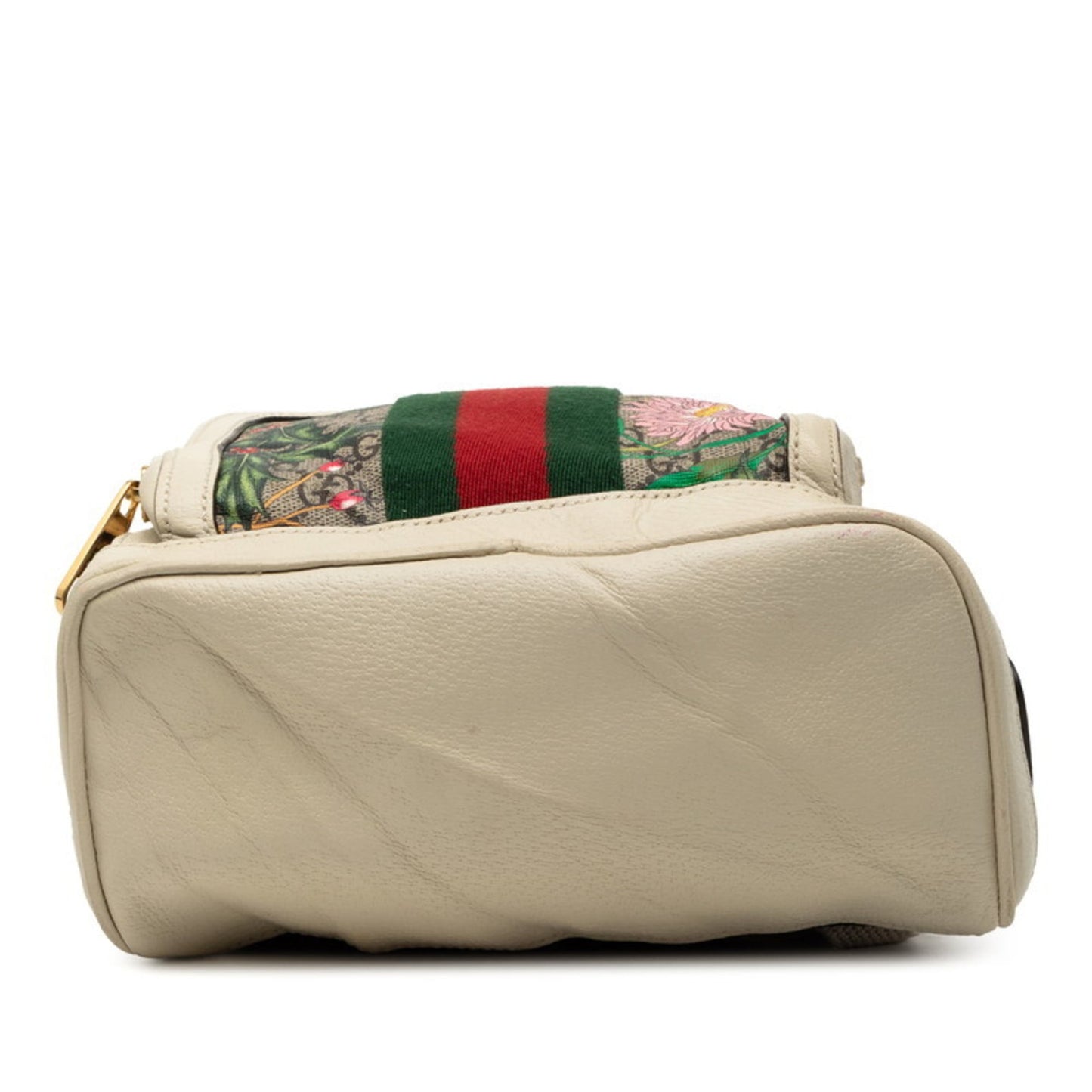 Gucci Beige Multi-Color Gg Supreme Pvc Leather Backpack ( )