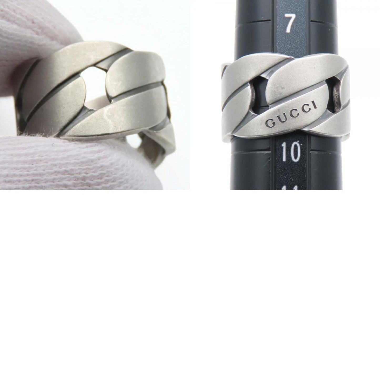 Gucci Silver Silver 925 Band Ring ( )