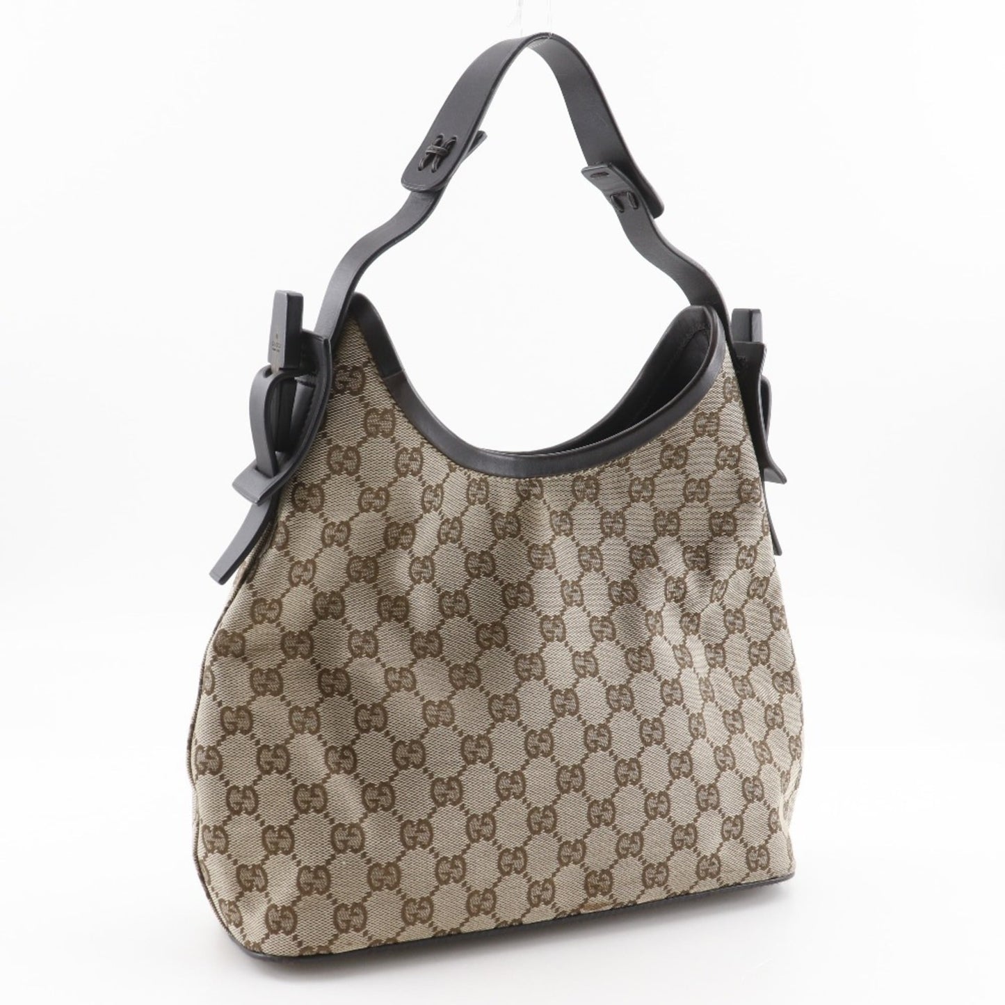 Gucci Brown Gg Canvas Shoulder Bag ( )