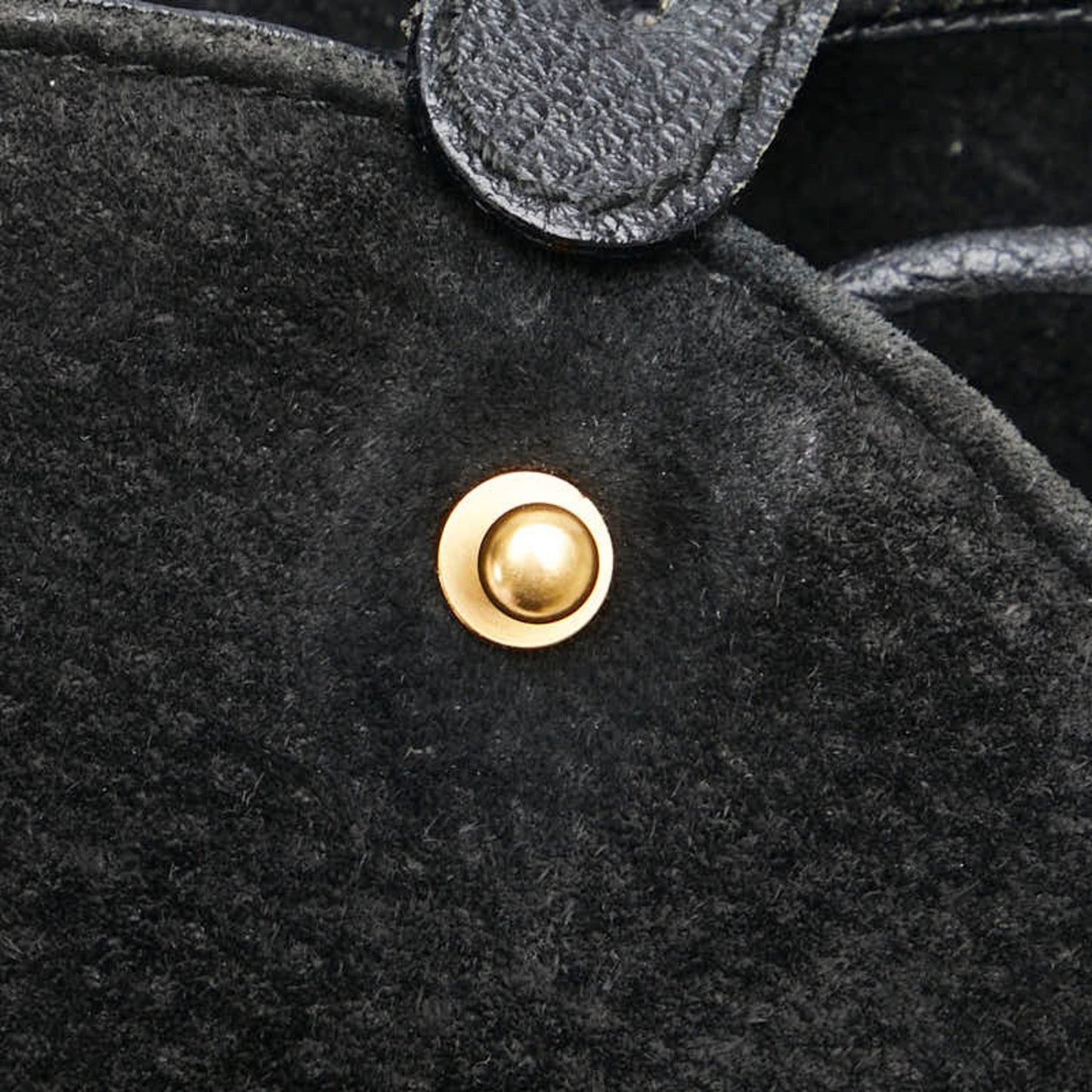 Gucci Black Leather Suede Backpack ( )