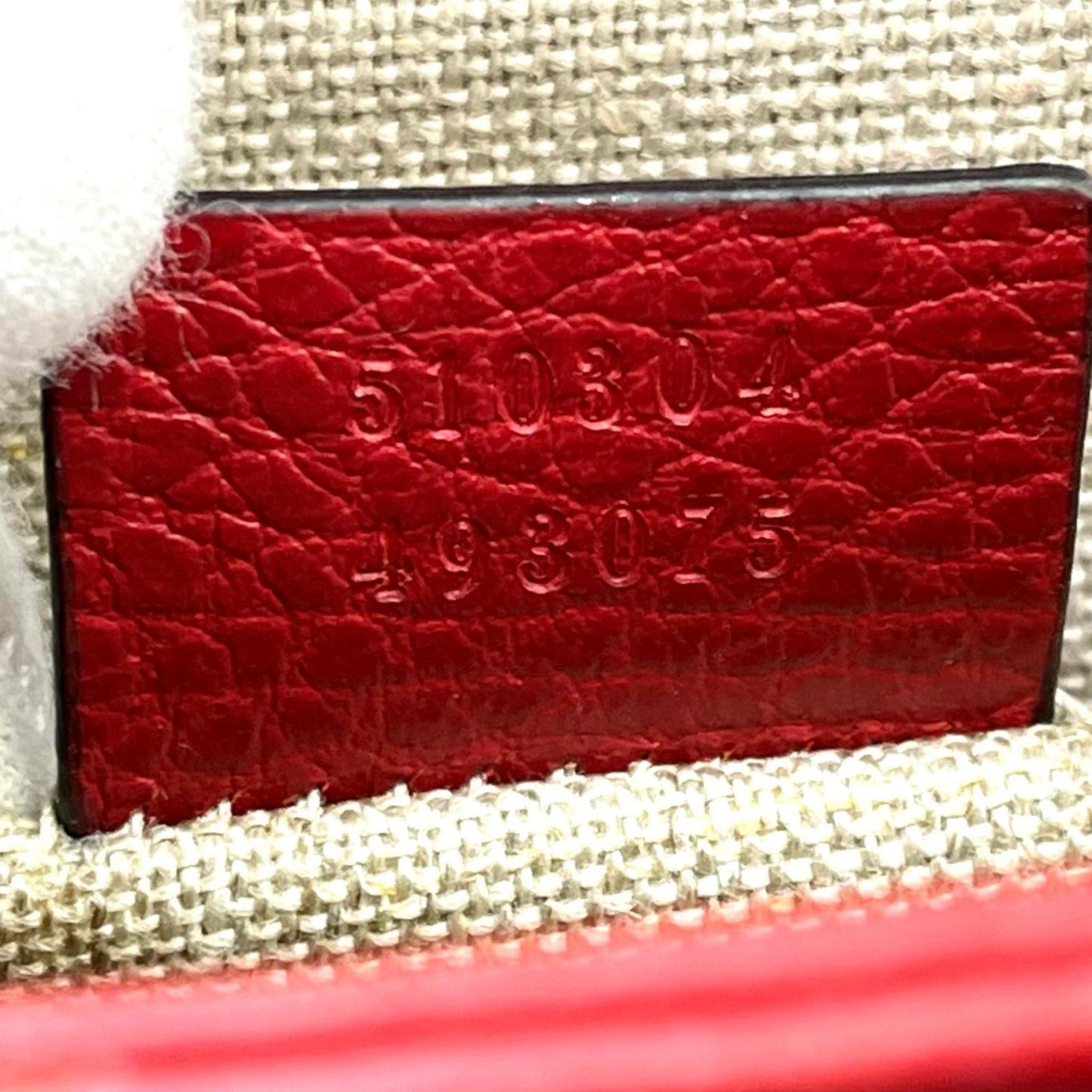Gucci Red Color Leather Shoulder Bag ( )