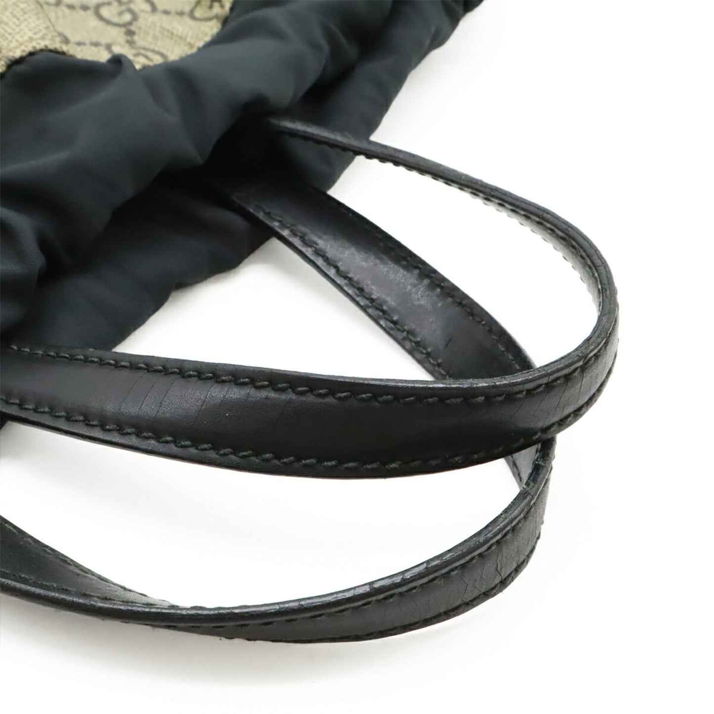Gucci Beige Dark Brown Multi-Color Gg Supreme Leather/Webbing Backpack ( )