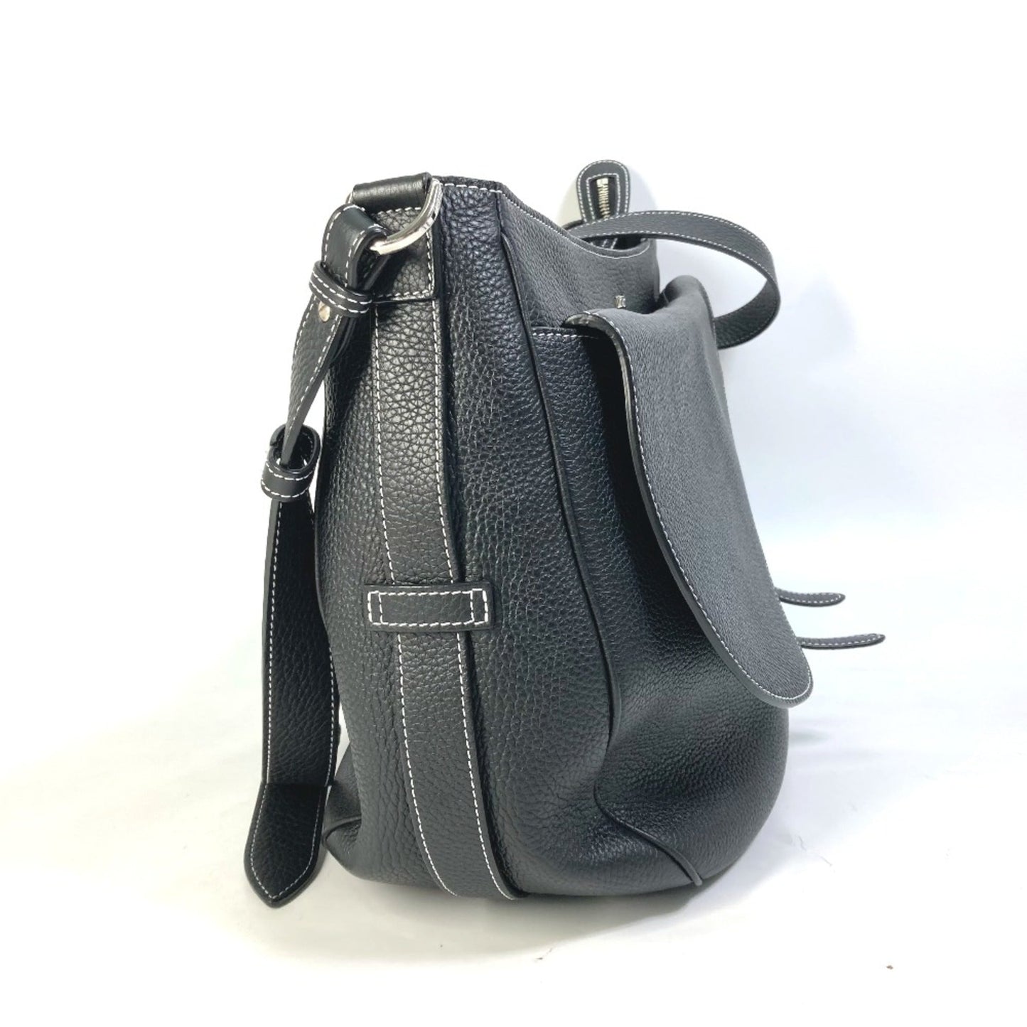 Christian Dior Black Leather Shoulder Bag ()