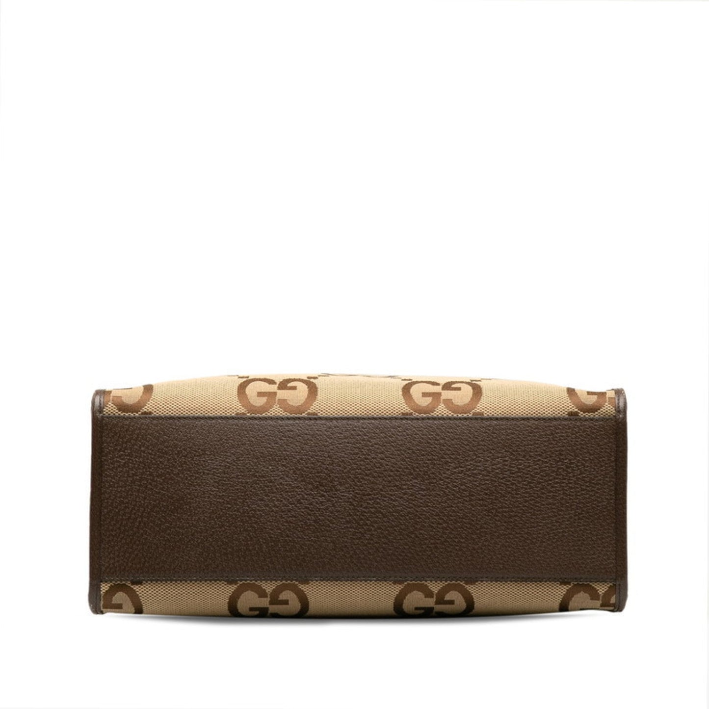 Gucci Beige Multi-Color Canvas Leather Shoulder Bag Tote Bag ( )