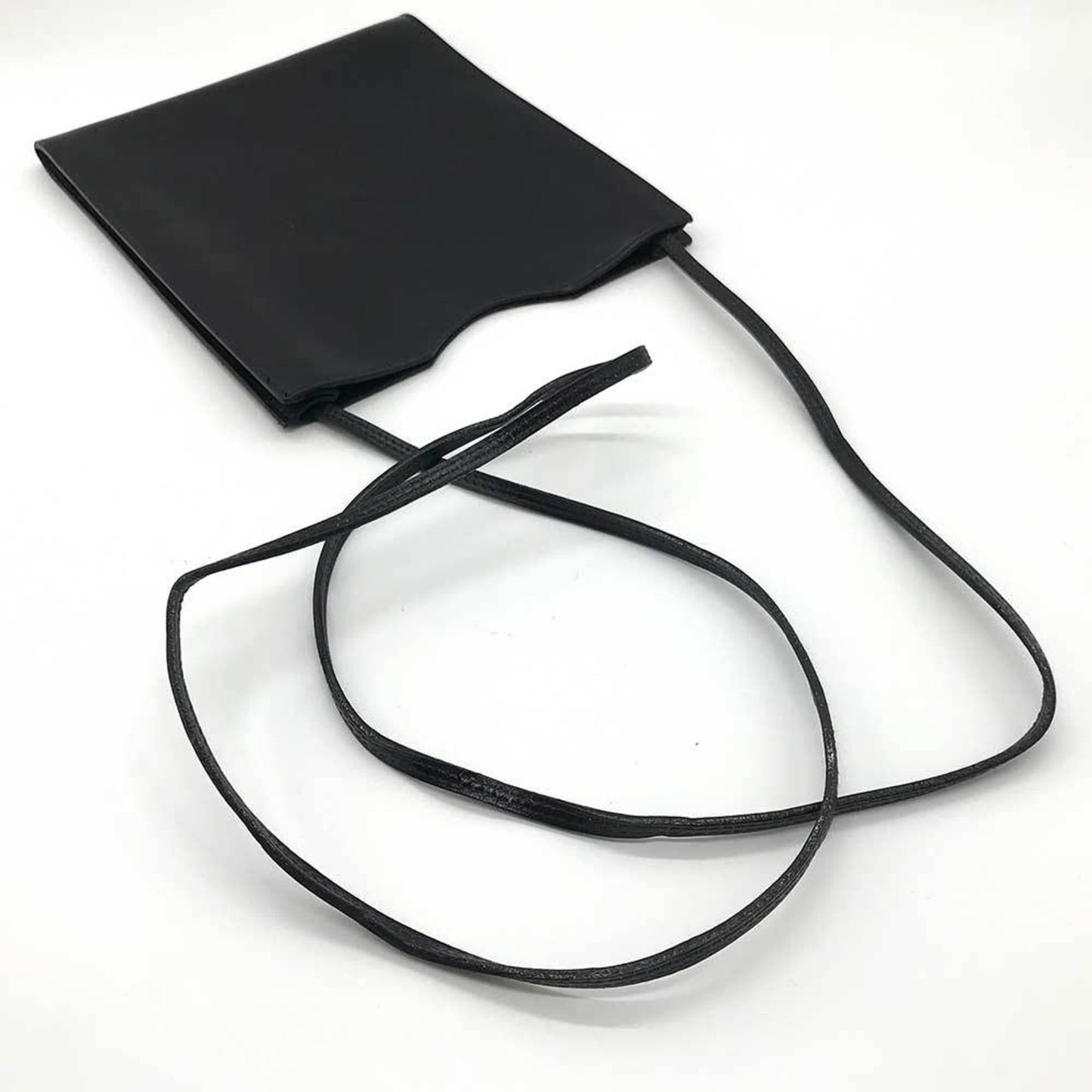 Hermes Onimaitou Black Box Calf Leather Pochette Shoulder Bag ( )