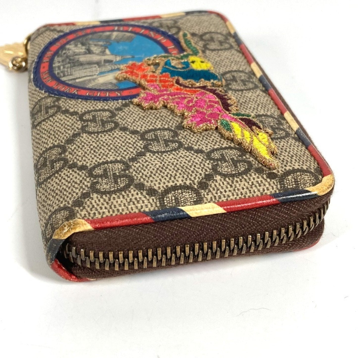 Gucci Gg Supreme Beige Multi-Color Gg Supreme Coin Purse/Coin Case ( )