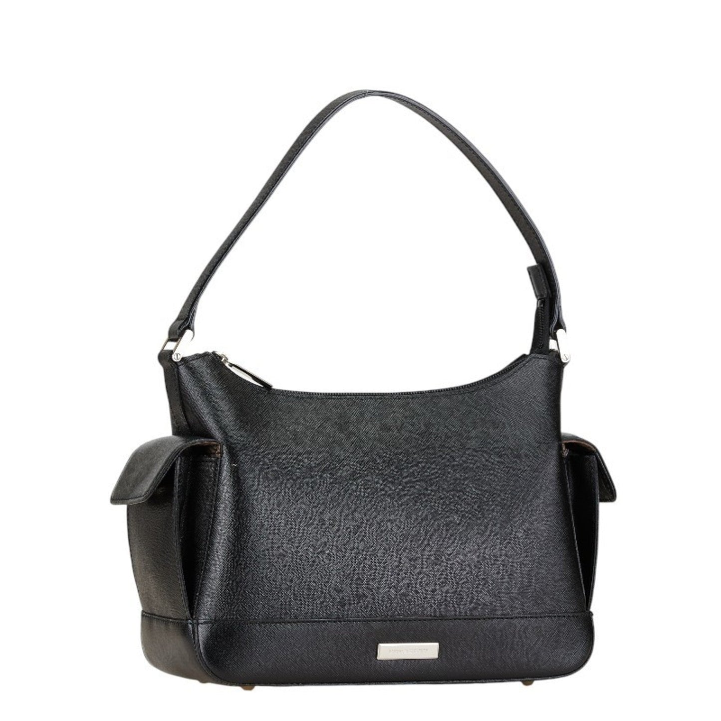 Burberry Black Leather Shoulder Bag ( )