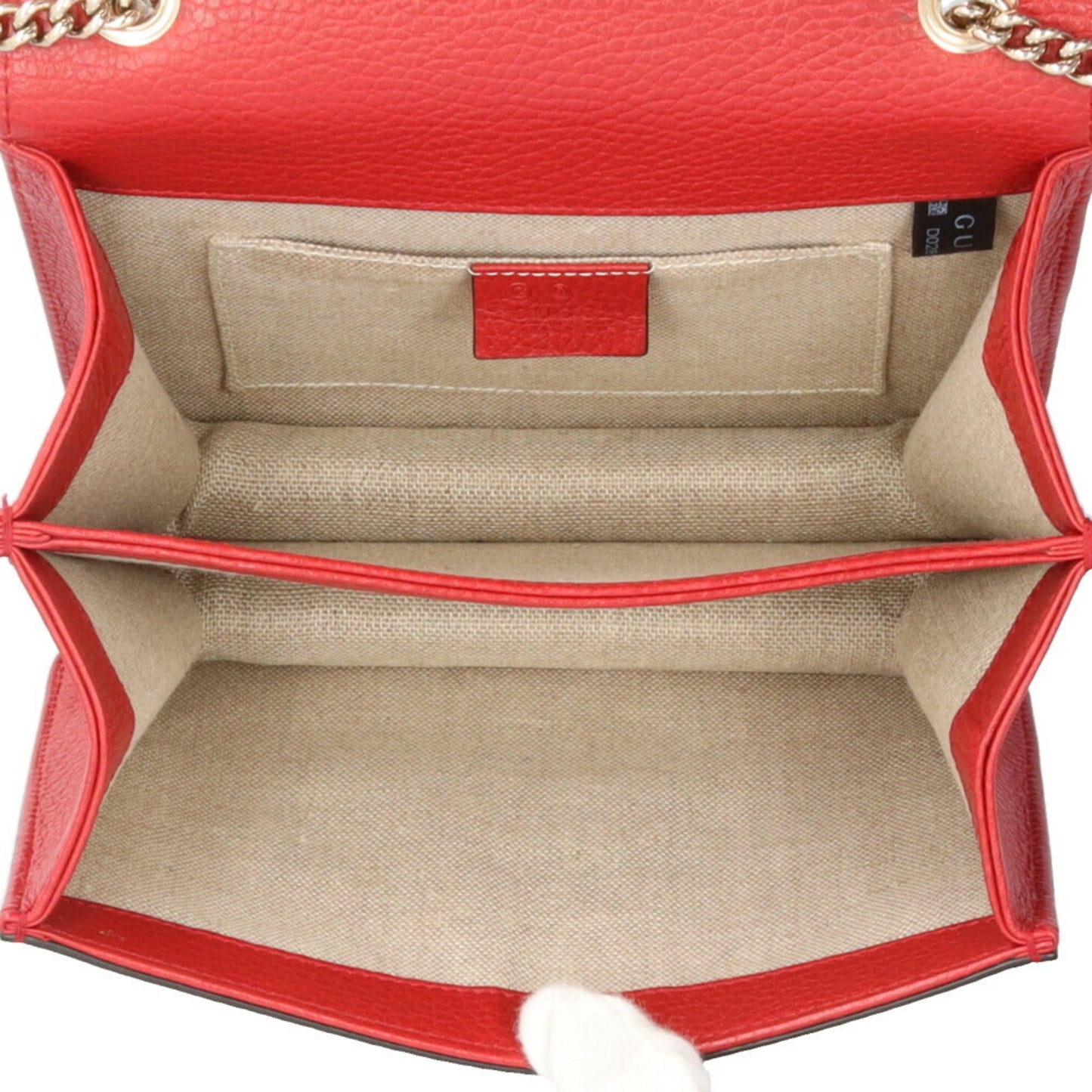 Gucci Red Color Leather Shoulder Bag ( )
