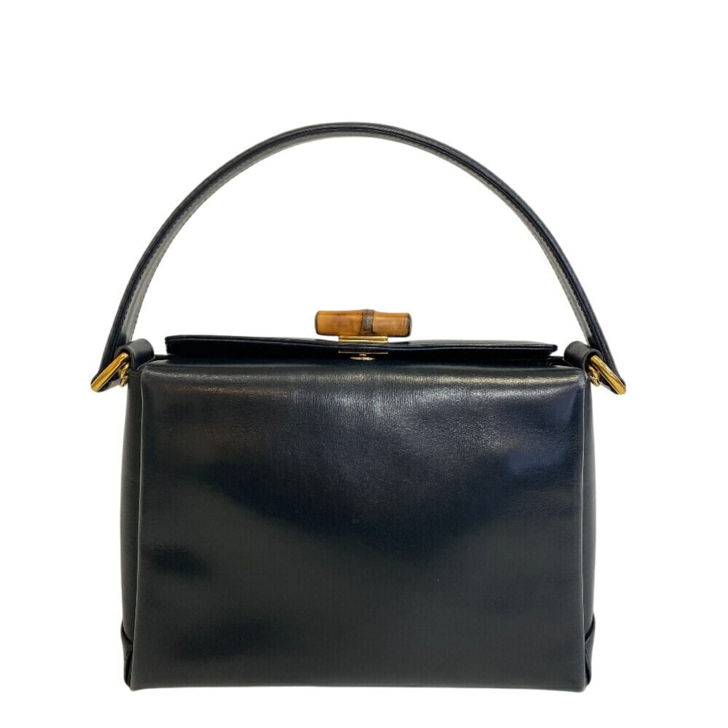 Gucci Black Red Color Leather Handbag ( )