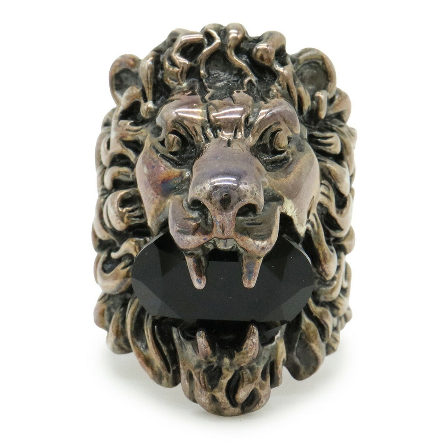 Gucci Pink Gold Black Band Ring ( )