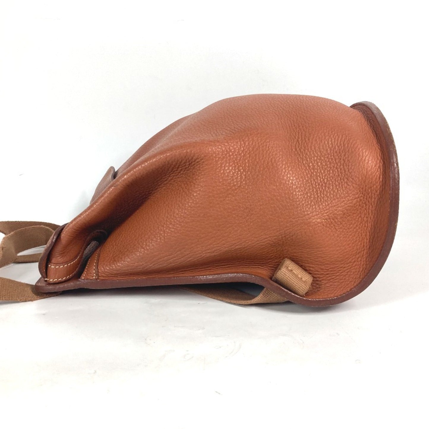 Hermes Brown Leather Backpack ( )
