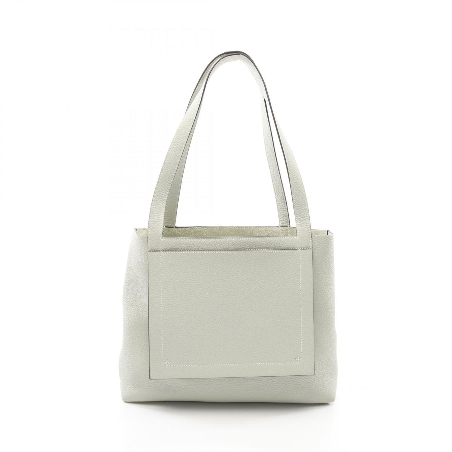 Hermes Green Taurillon Clemence Leather Tote Bag ( )