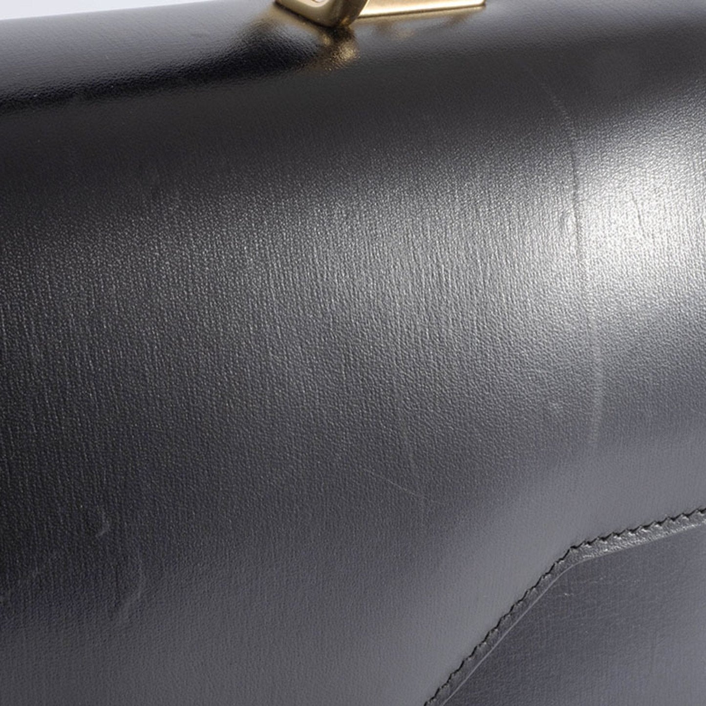 Gucci Black Leather Handbag ( )