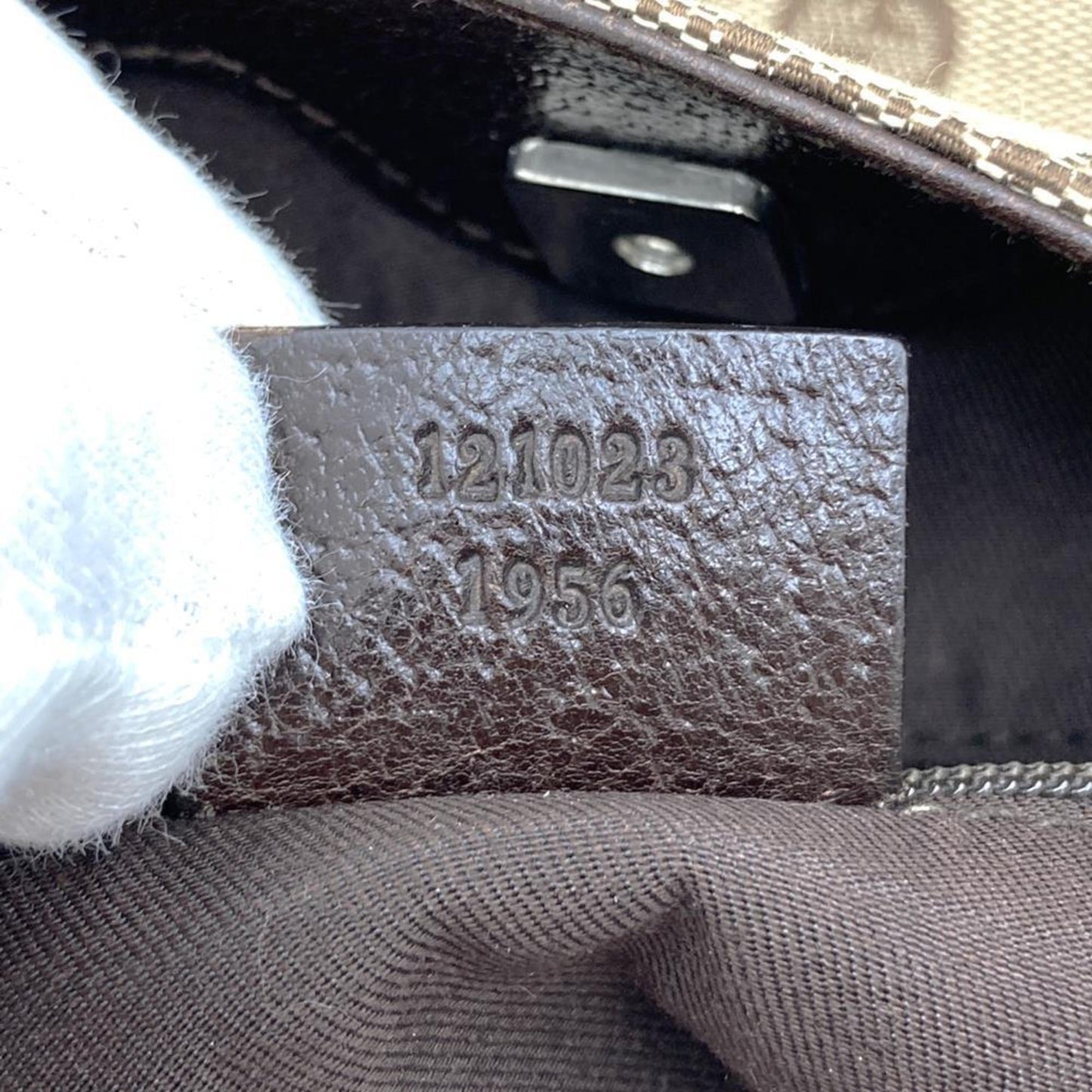 Gucci Gg Canvas Beige Gg Canvas Leather Shoulder Bag Tote Bag ( )