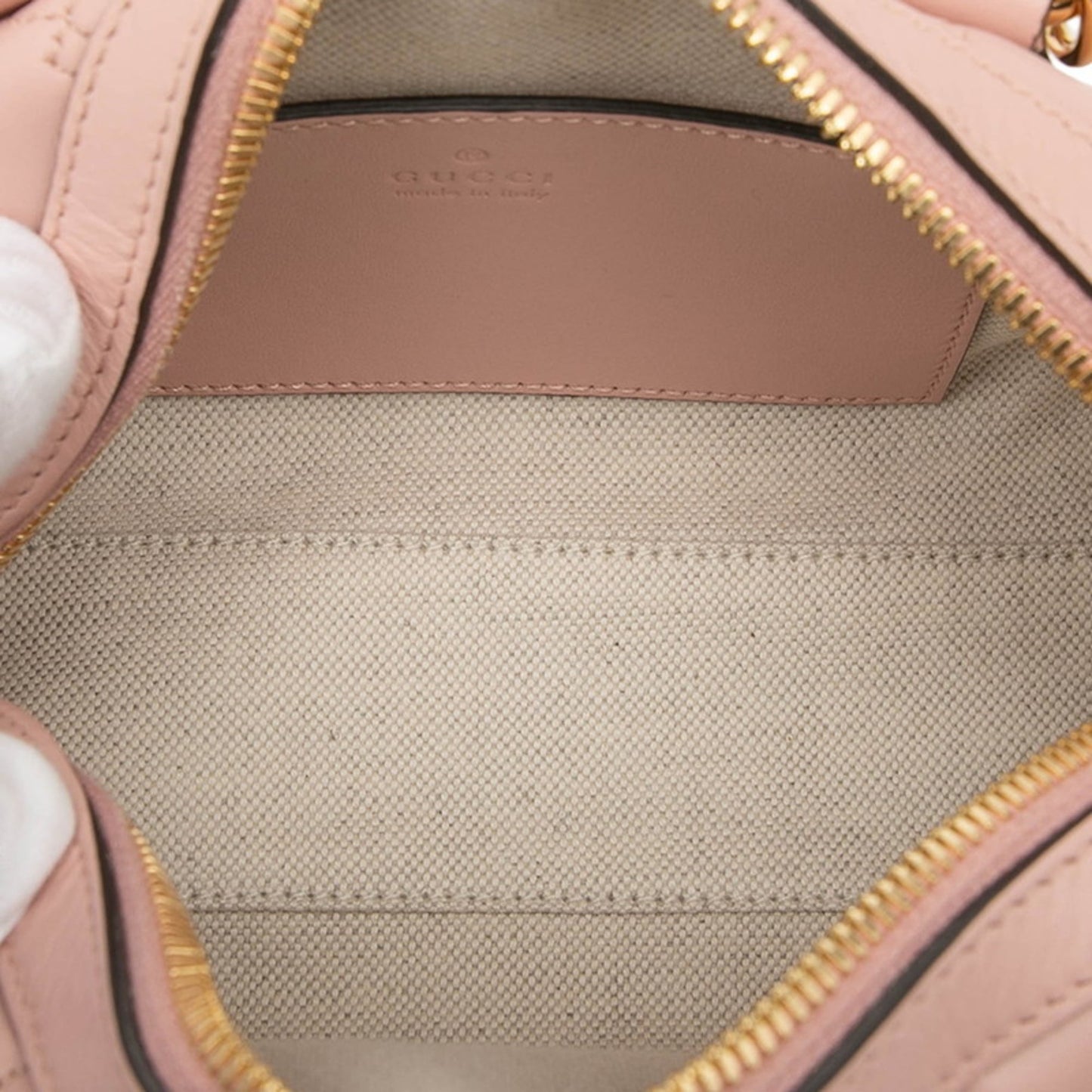 Gucci Pink Leather Handbag Shoulder Bag ( )