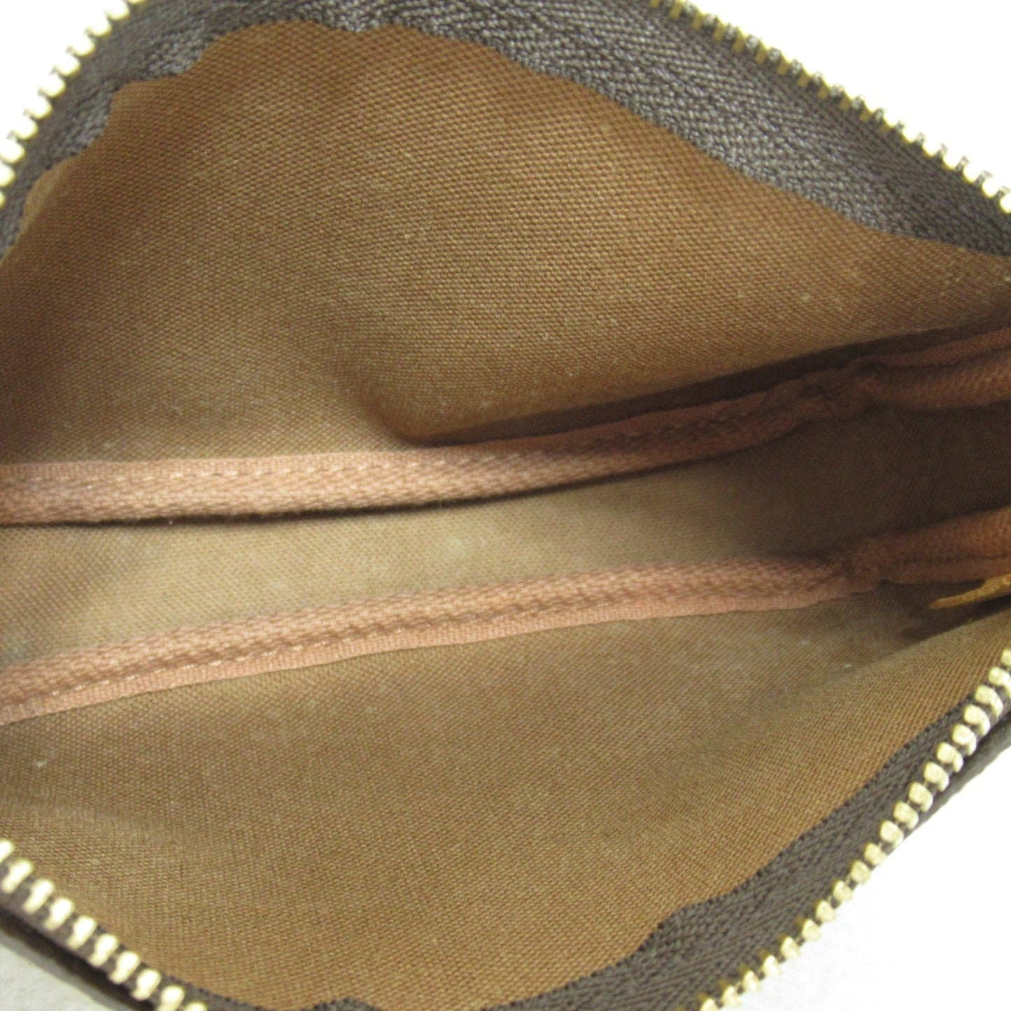 LOUIS VUITTON Mini Pochette Accessoires Brown Monogram PVC coated canvas Clutch