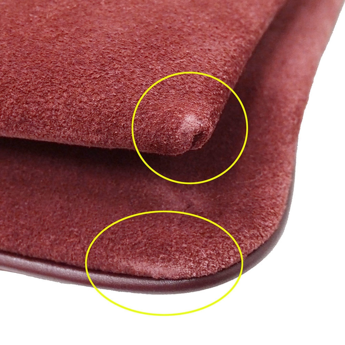 Gucci Bordeaux Suede Shoulder Bag ( )
