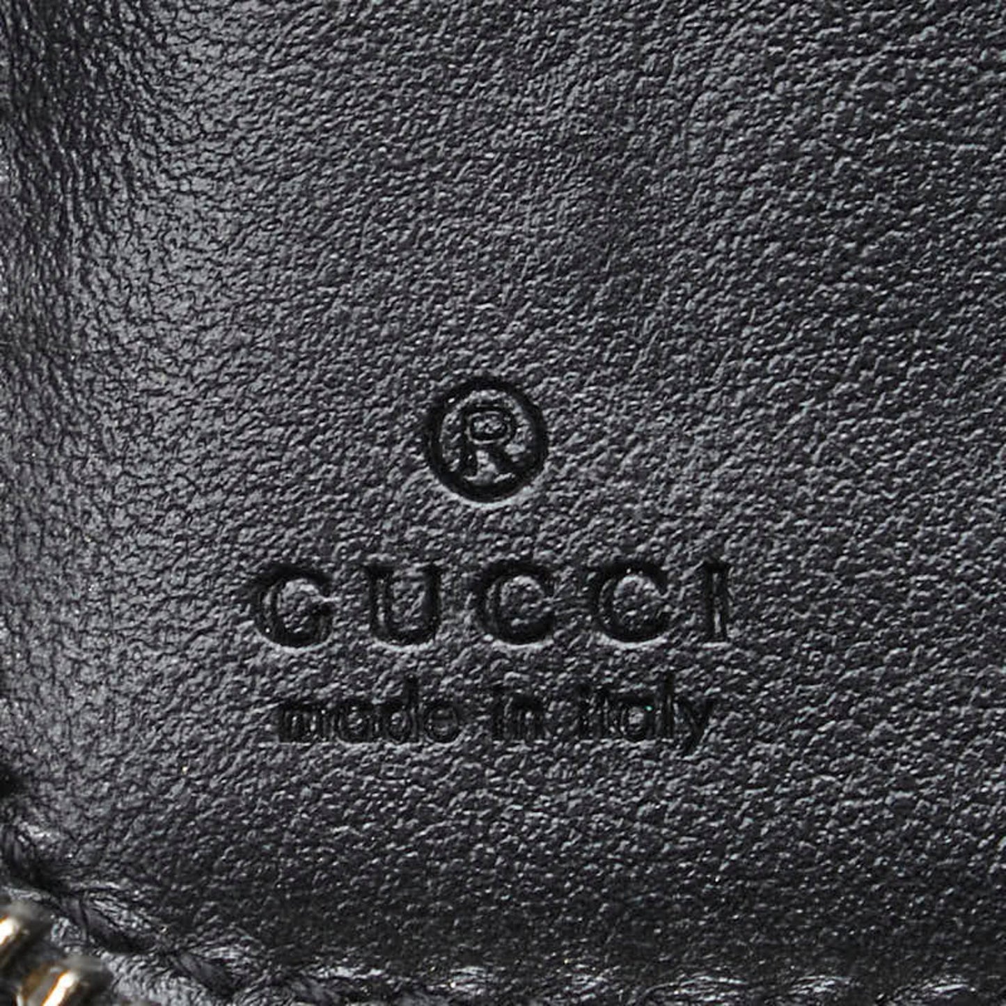 Gucci Black Leather Long Wallet (Bi-Fold) ( )