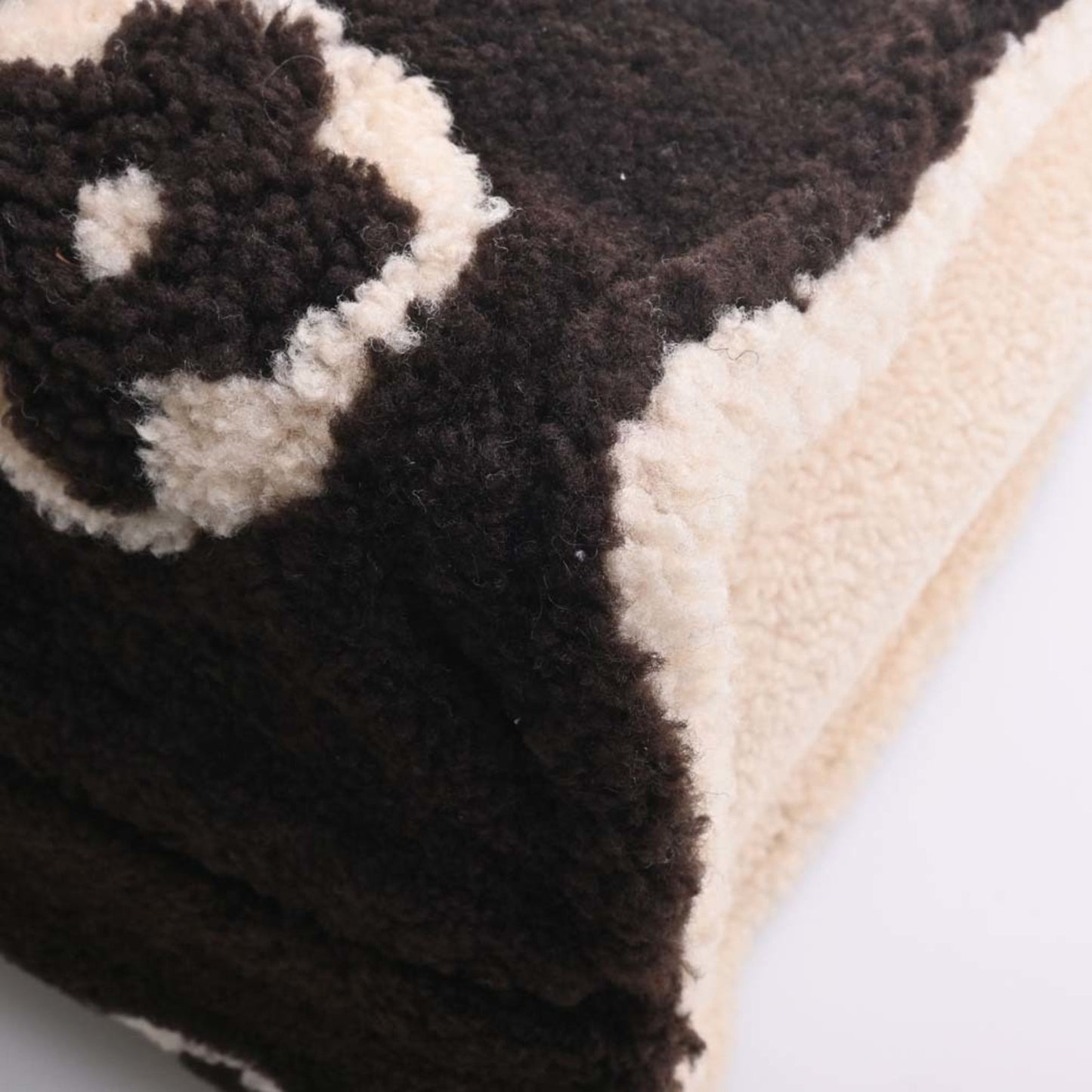 LOUIS VUITTON Monogram Teddy On the Go GM Handbag Brown/Ivory Women's