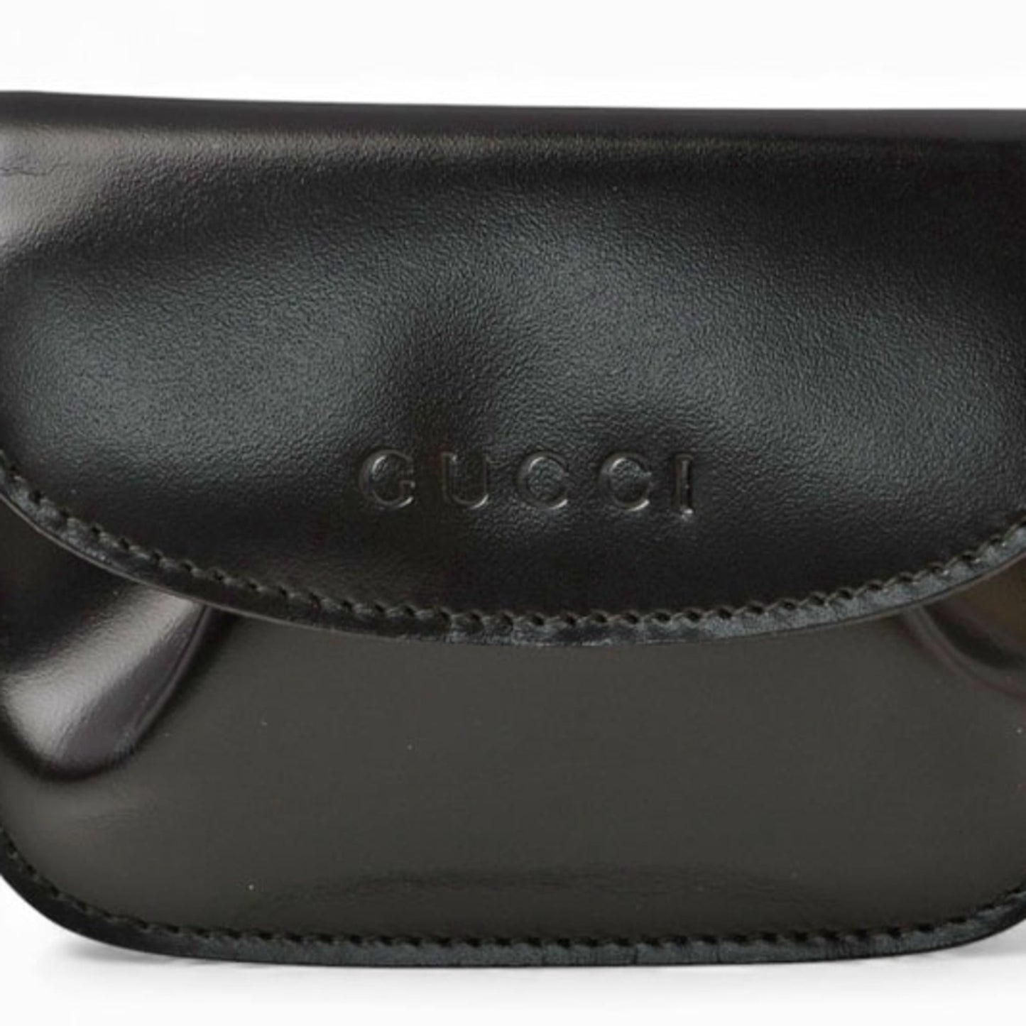 Gucci Black Leather Coin Purse/Coin Case ( )
