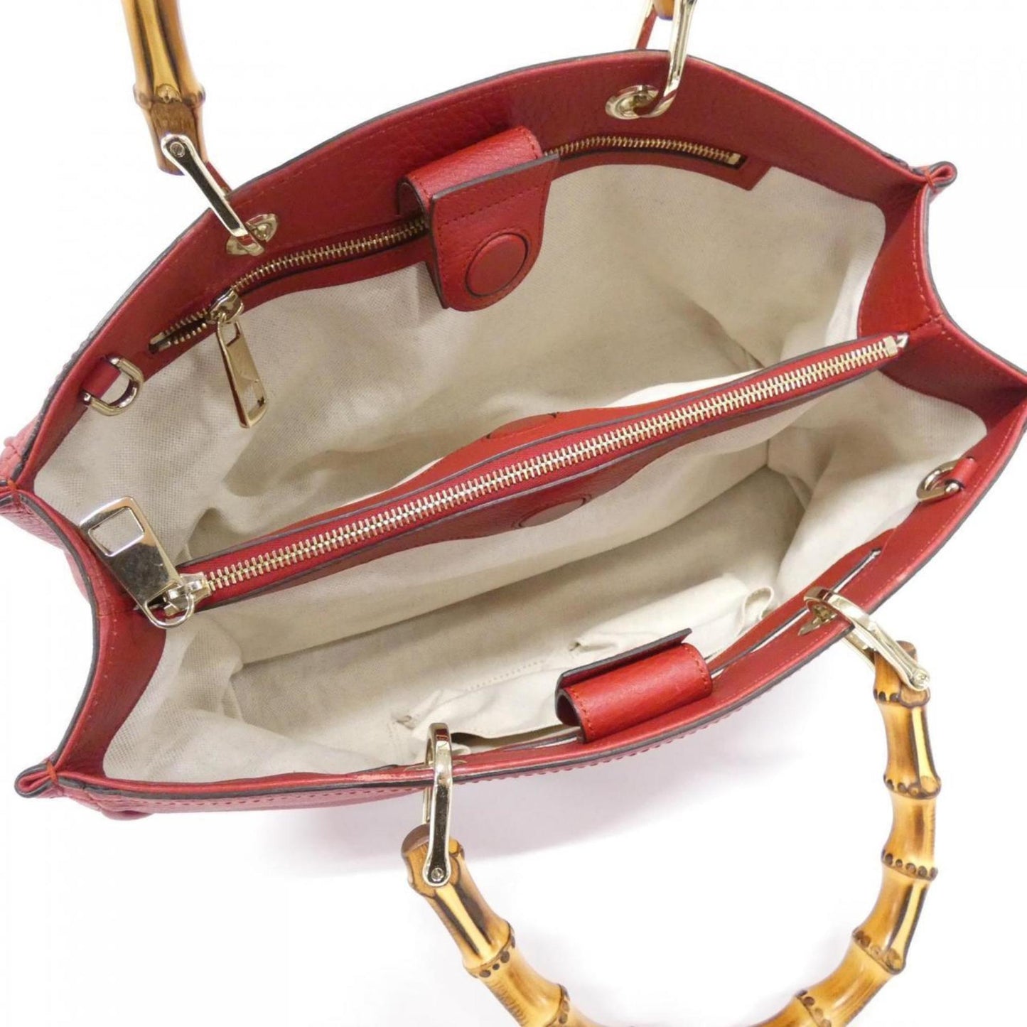 Gucci Dark Red Leather Handbag ( )