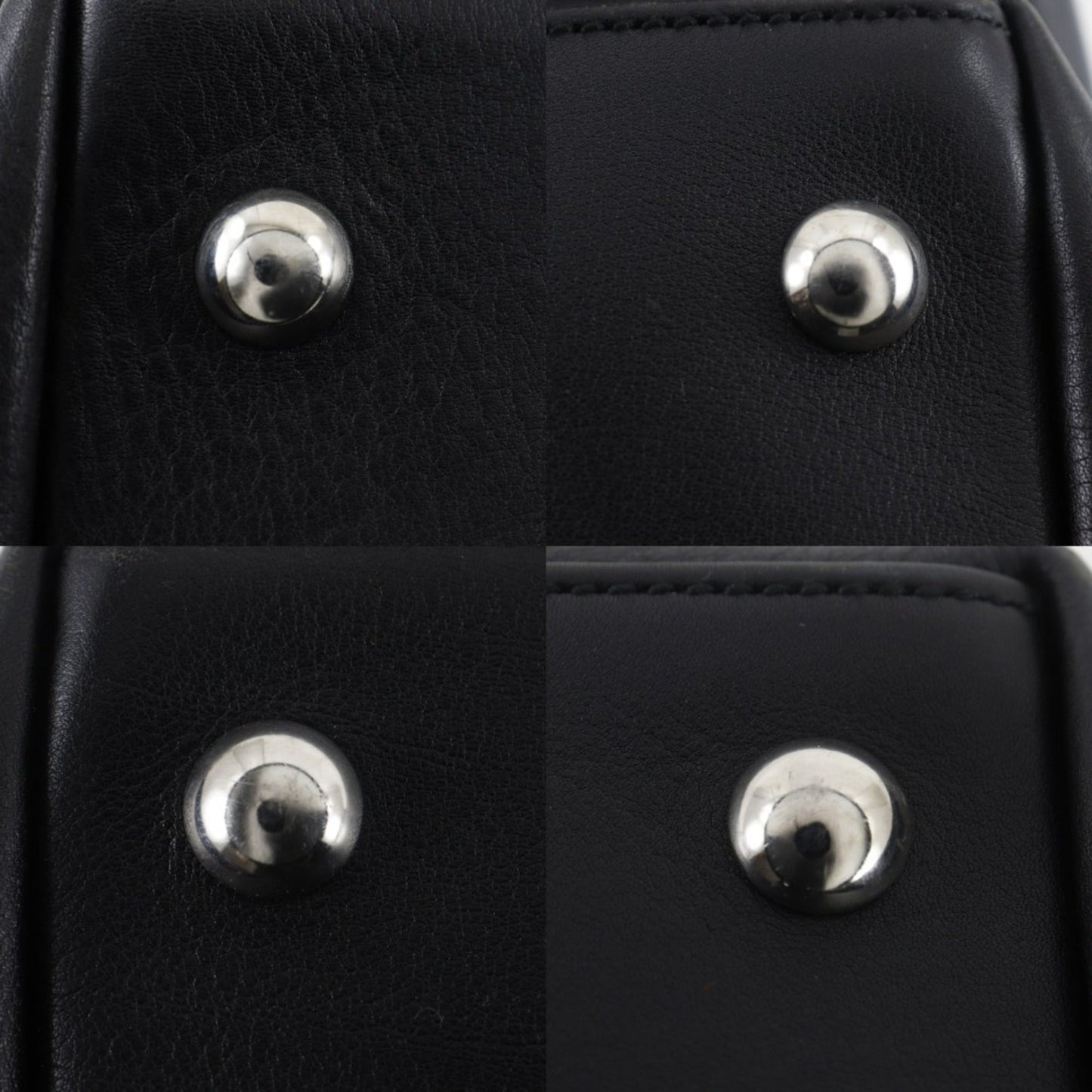 Gucci Black Leather Boston Bag ( )