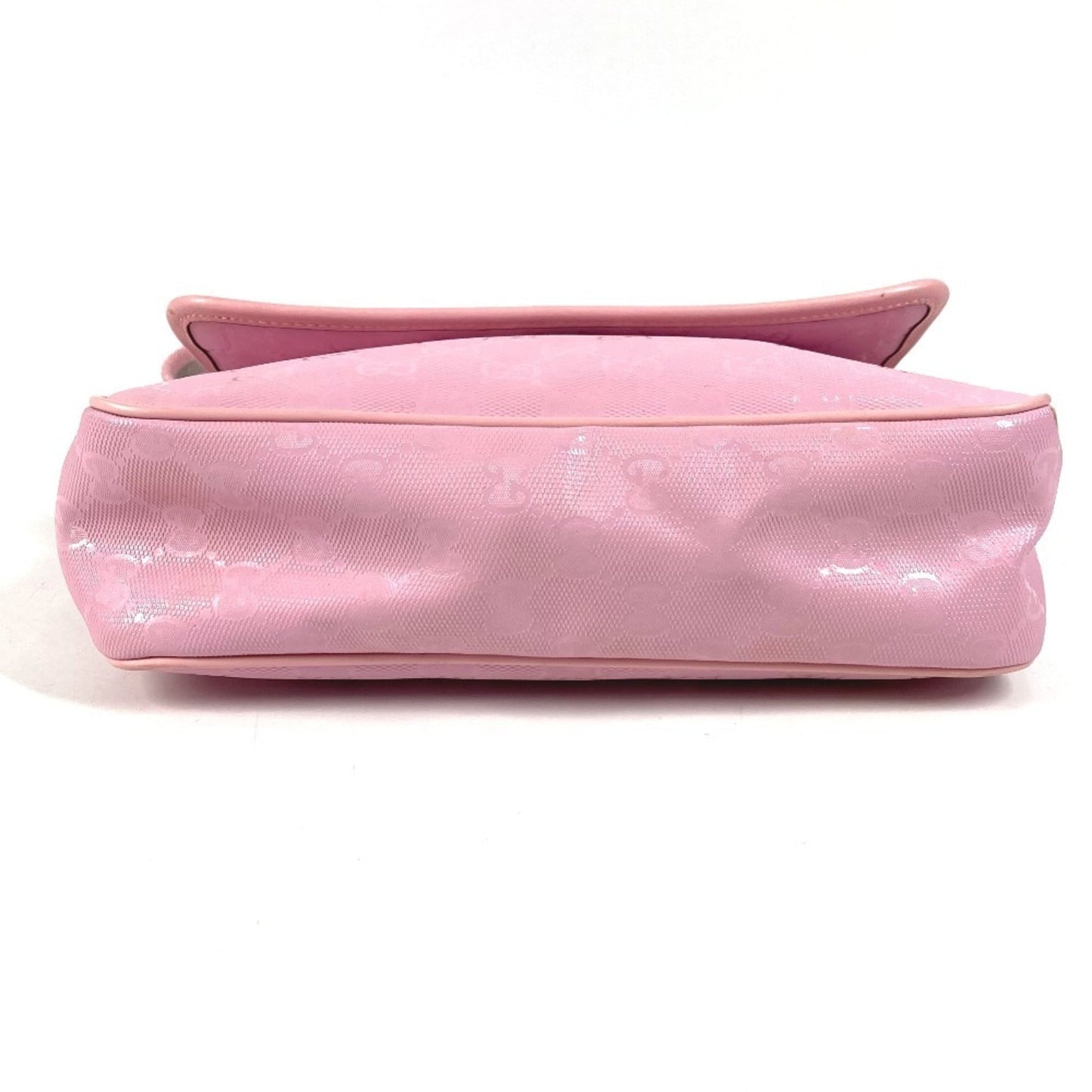 Gucci Gg ImprimÃ© Pink Gg ImprimÃ© Leather Messenger Bag Shoulder Bag ( )