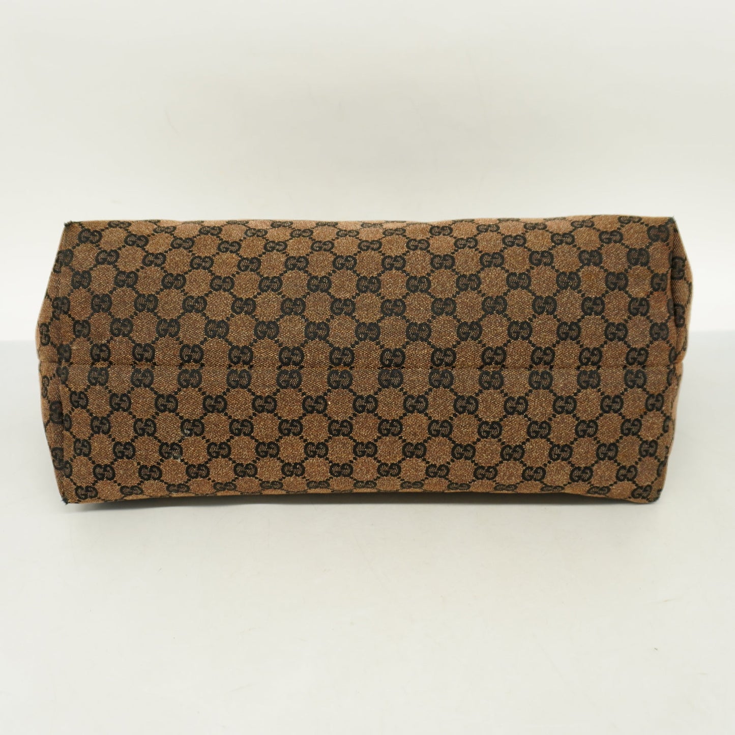 GUCCI Auth  GG Canvas 130736 Women's GG Canvas Tote Bag Brown