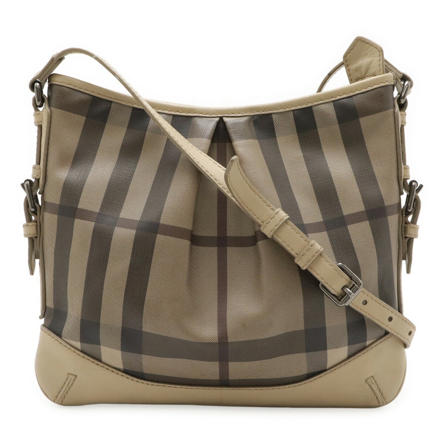 Burberry Grayish Multi-Color Pvc Leather Shoulder Bag ( )