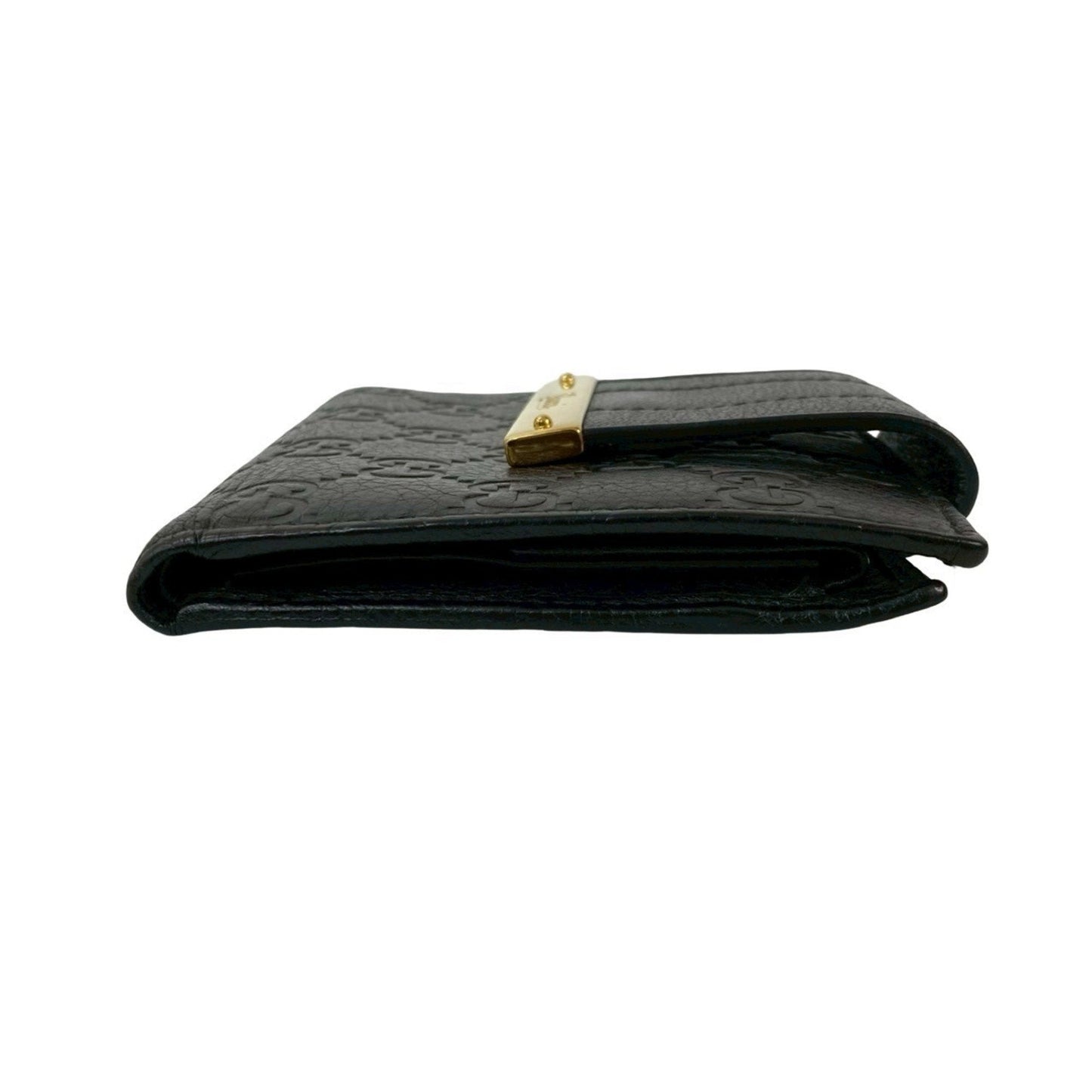 Gucci Black Leather Wallet (Bi-Fold) ( )
